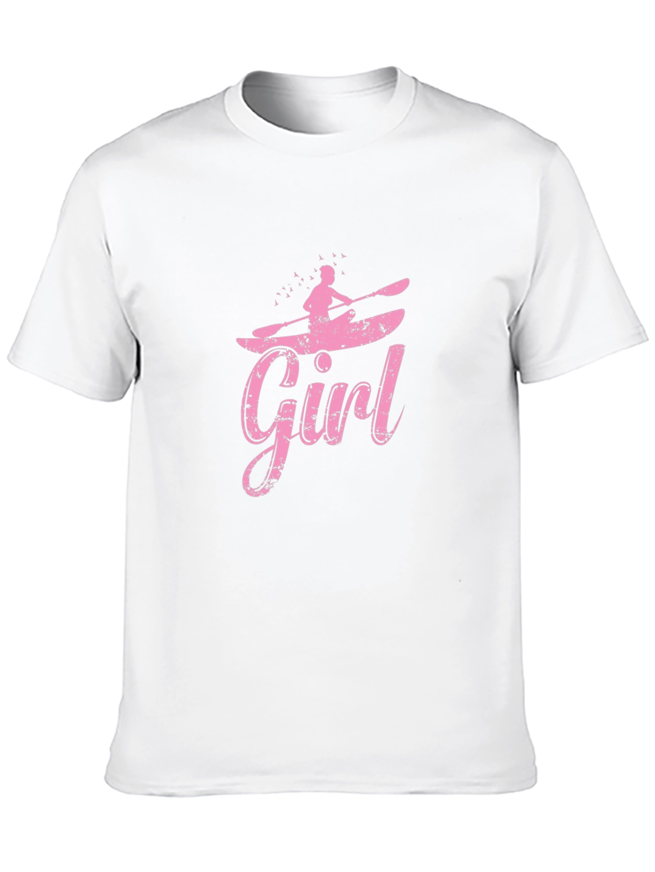Black Girl Kayaking Black T-Shirt view 10