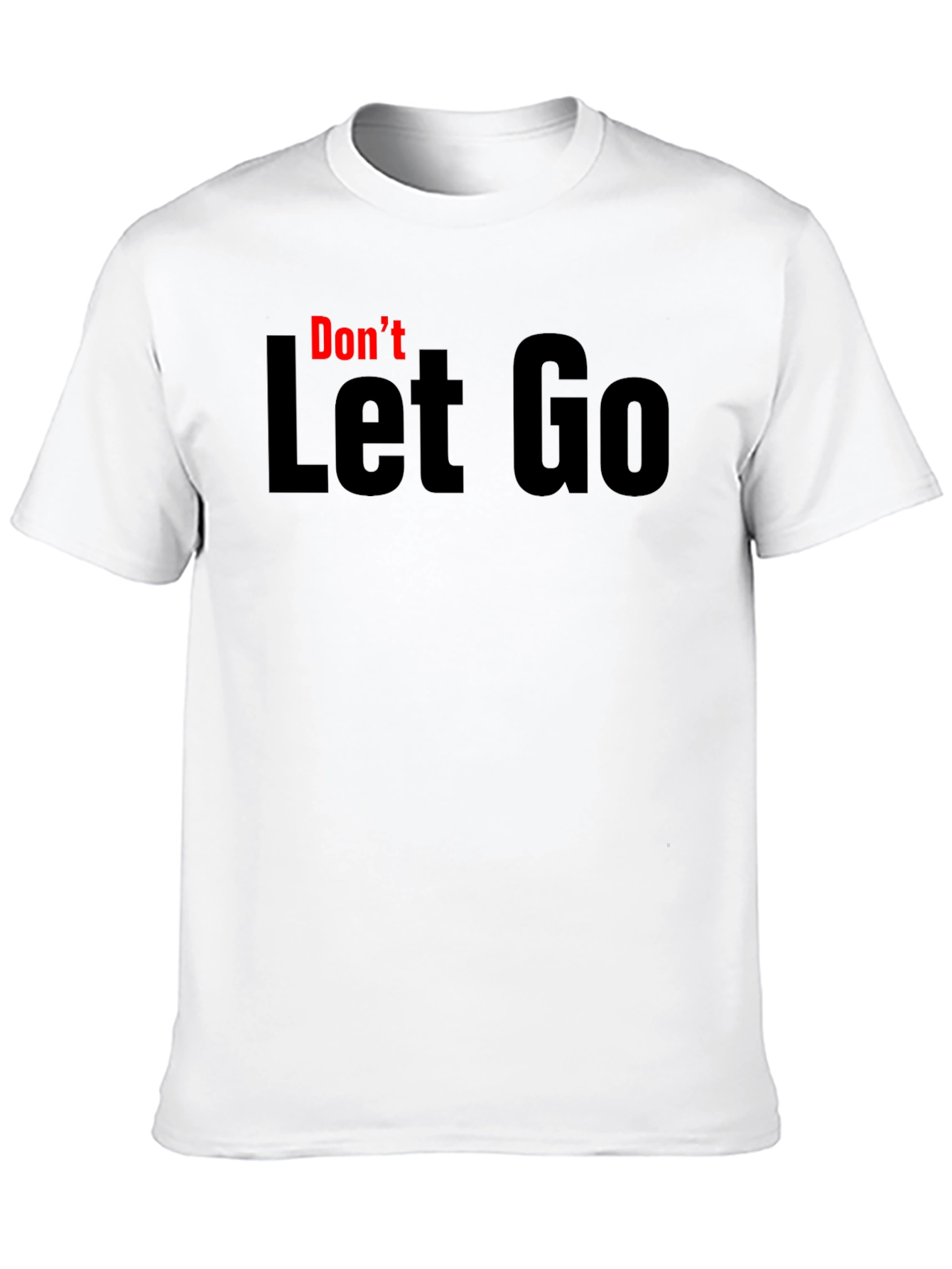 Black Don't Let Go Graphic Tee - Black view 10