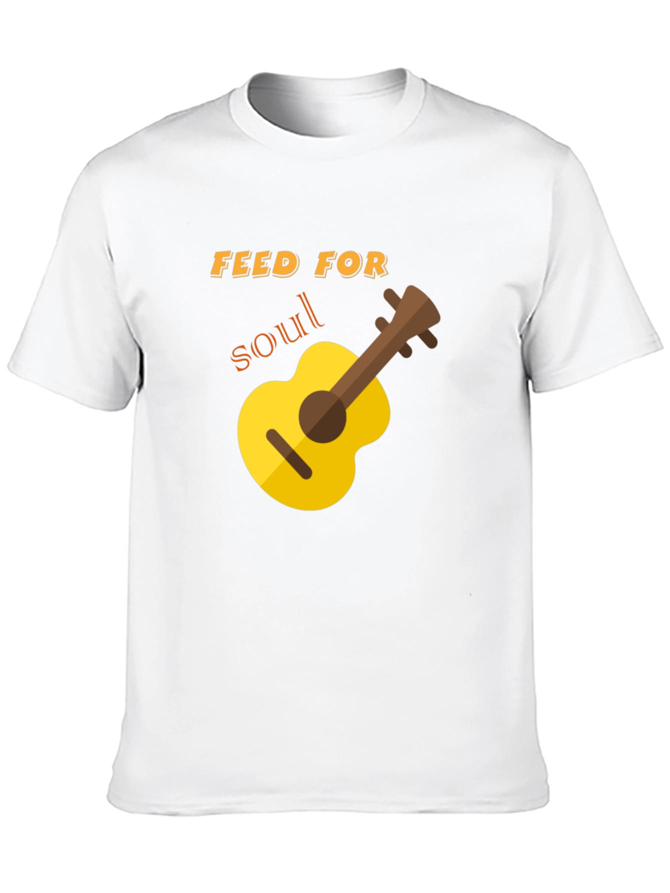 Black Feed for Soul Guitar Graphic Tee - Black view 10
