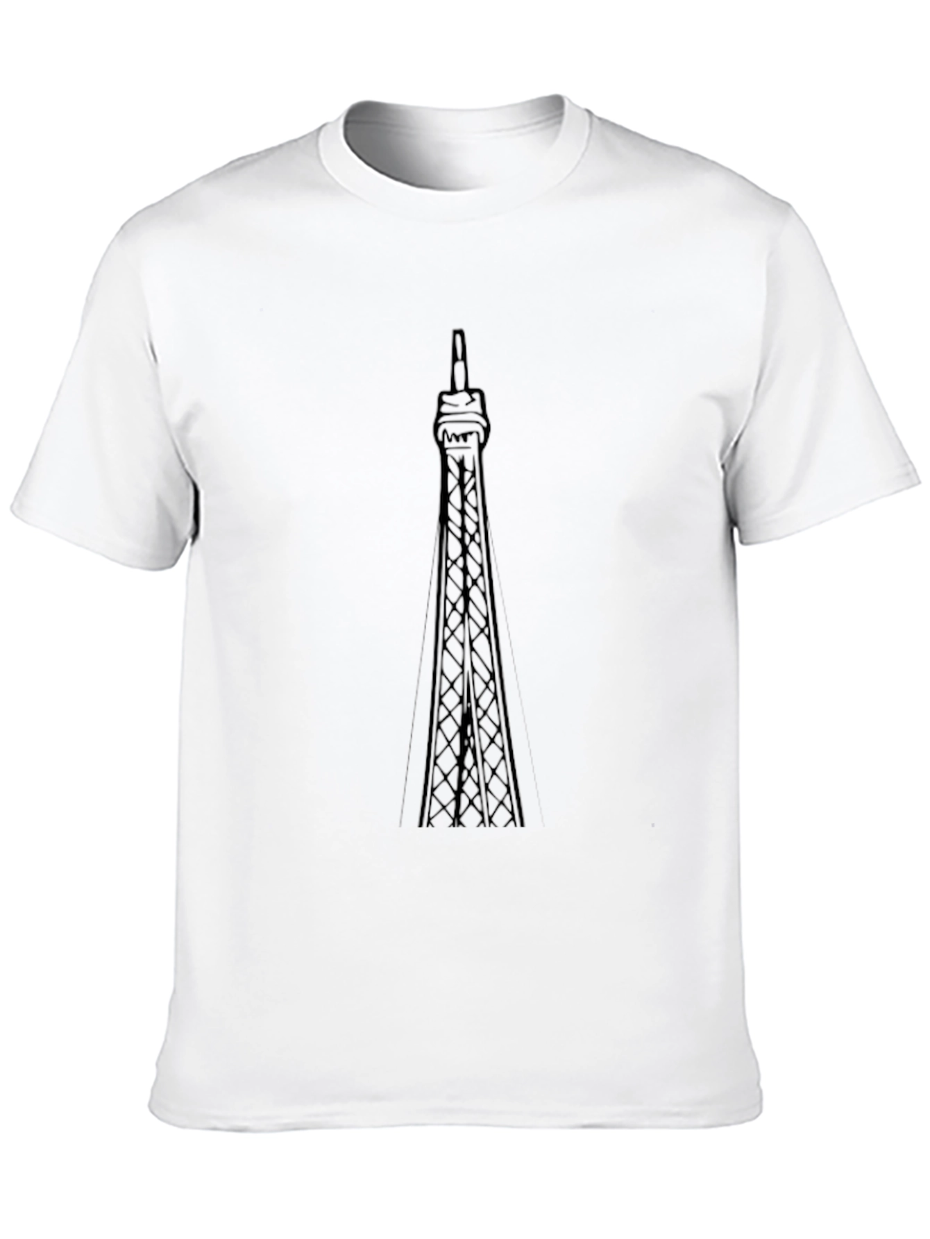 Black Blackpool Tower Graphic Tee - Modern Fit view 10