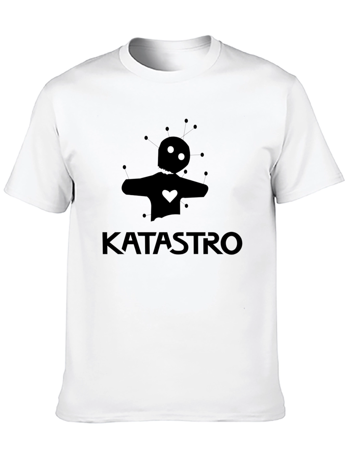 Black Katastro T-Shirt: Stylish Black Graphic Tee view 10