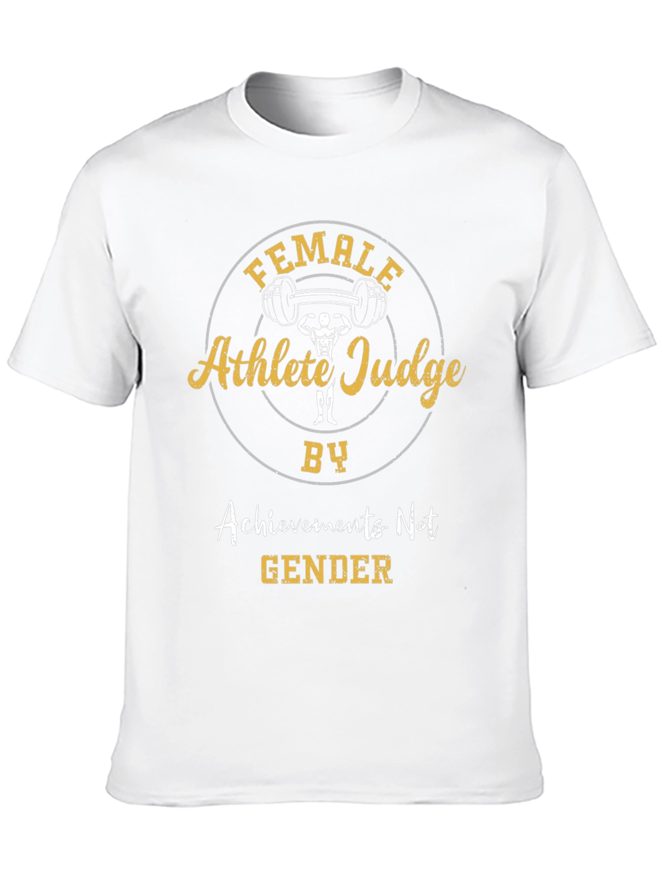 Black Female Athlete Judge T-Shirt view 10
