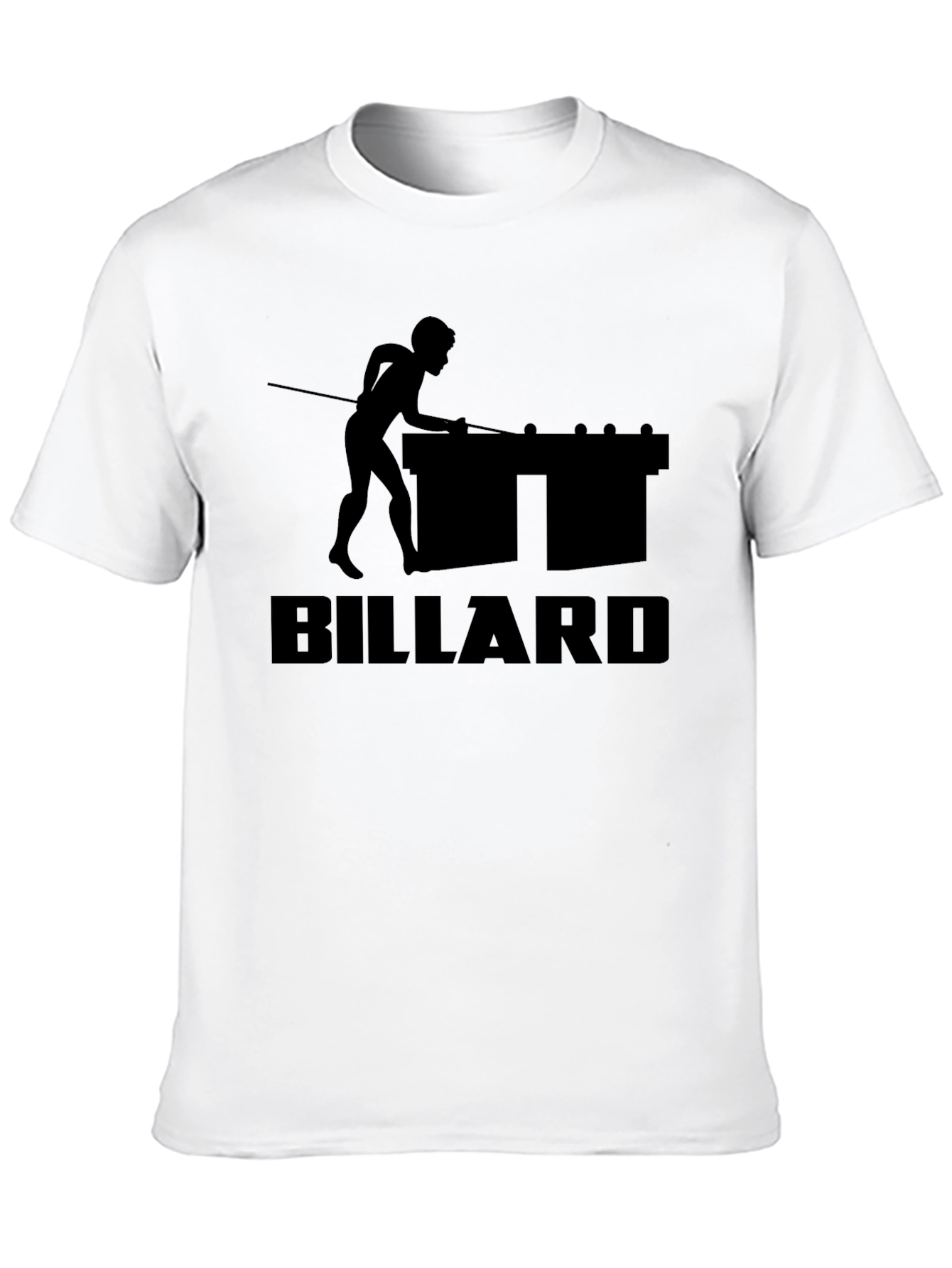 Black Billiard Player T-Shirt - Black Graphic Tee view 10