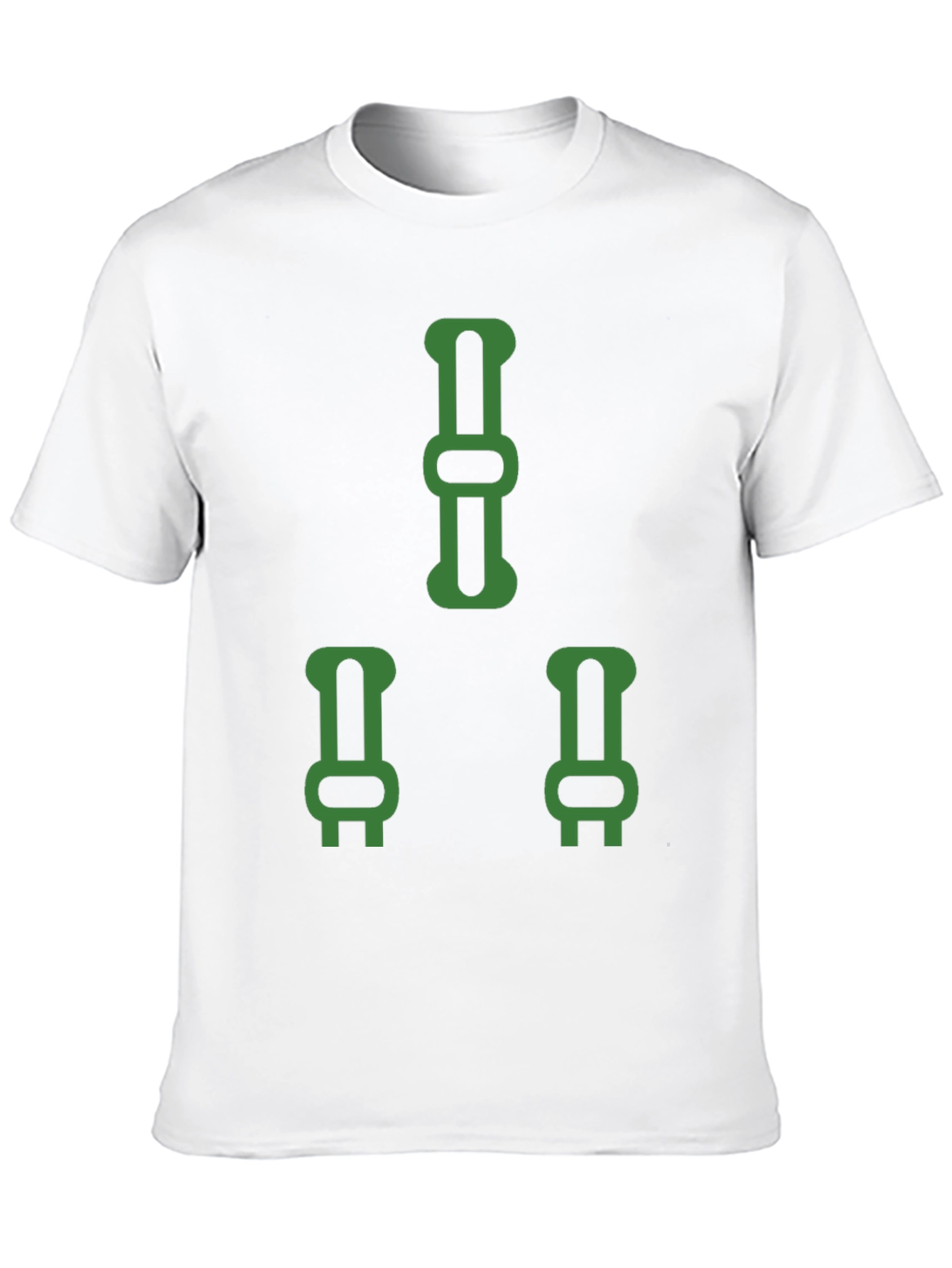 Black Men's Novelty Suspender Graphic Tee view 10