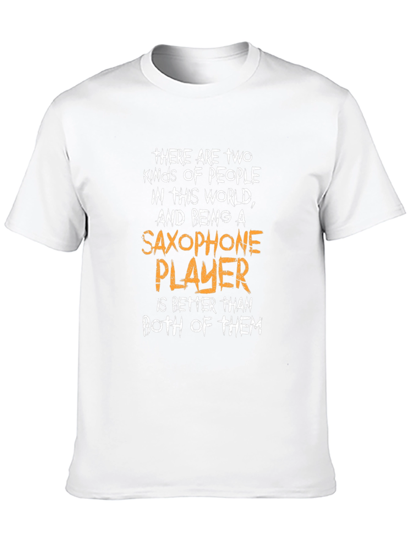 Black Saxophone Player T-Shirt - Funny Music Lover Tee view 10