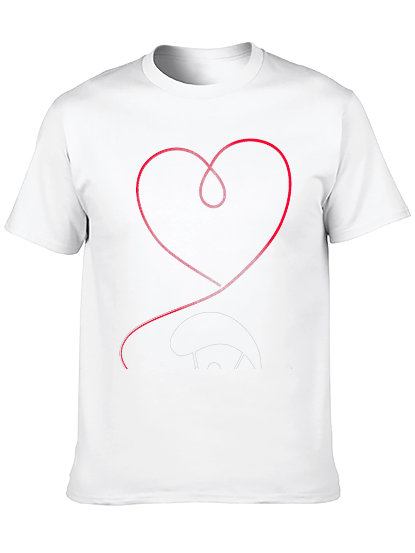 Black Heart Baseball T-Shirt: Love of the Game view 10