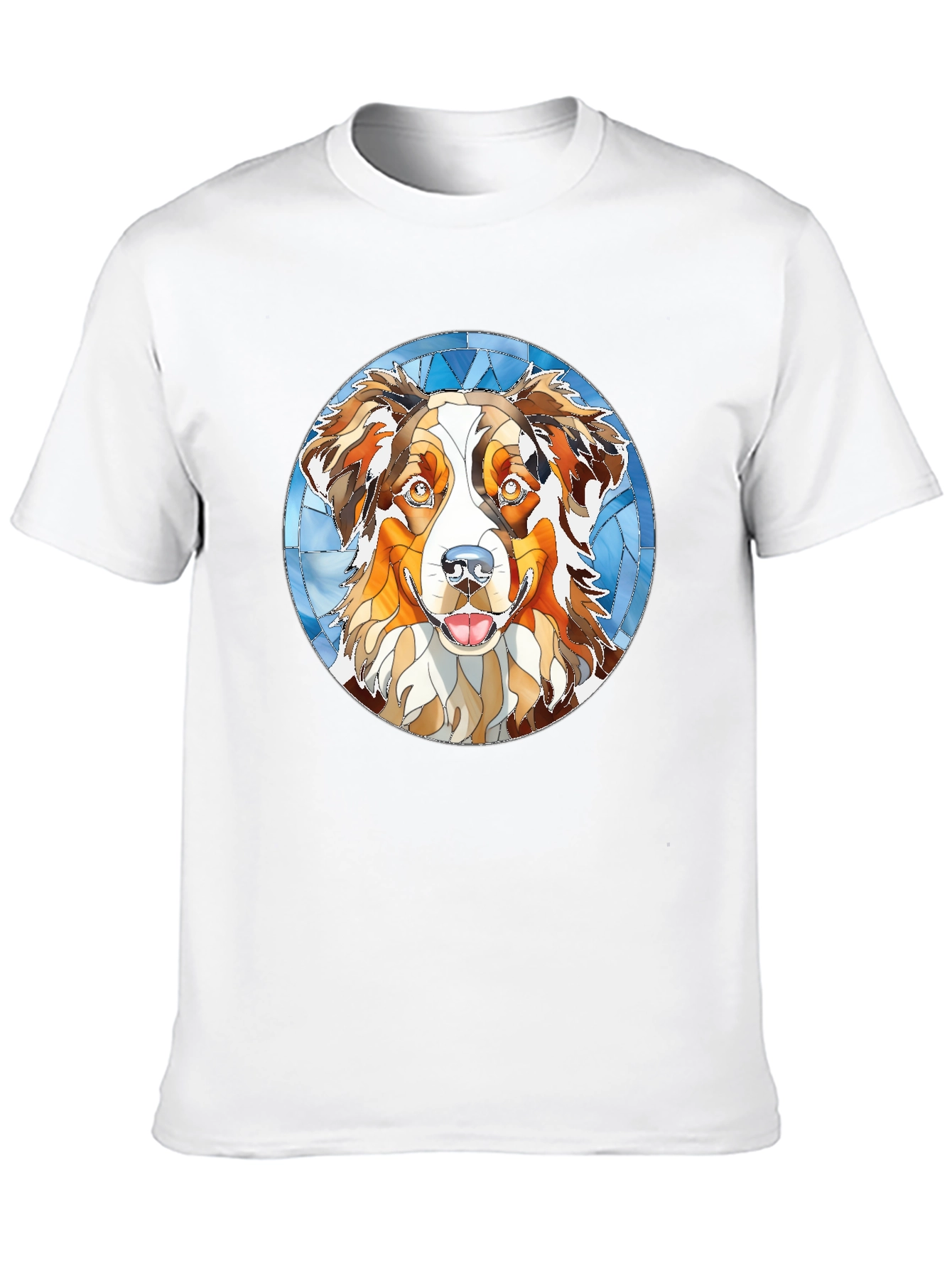 Black Dog Breed Graphic Tee - Men's Black T-Shirt view 10