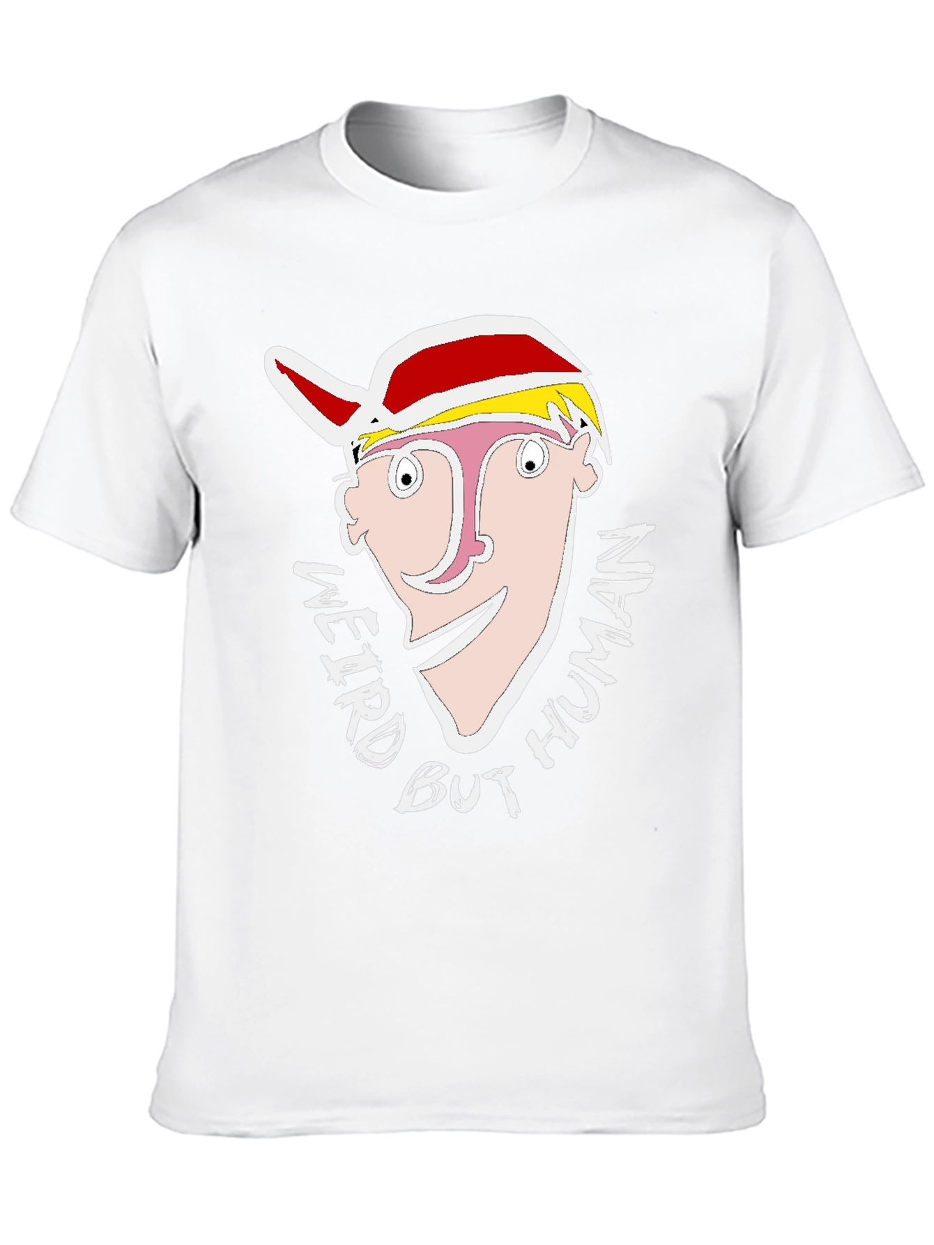 Black Weird But Human Graphic T-Shirt view 10