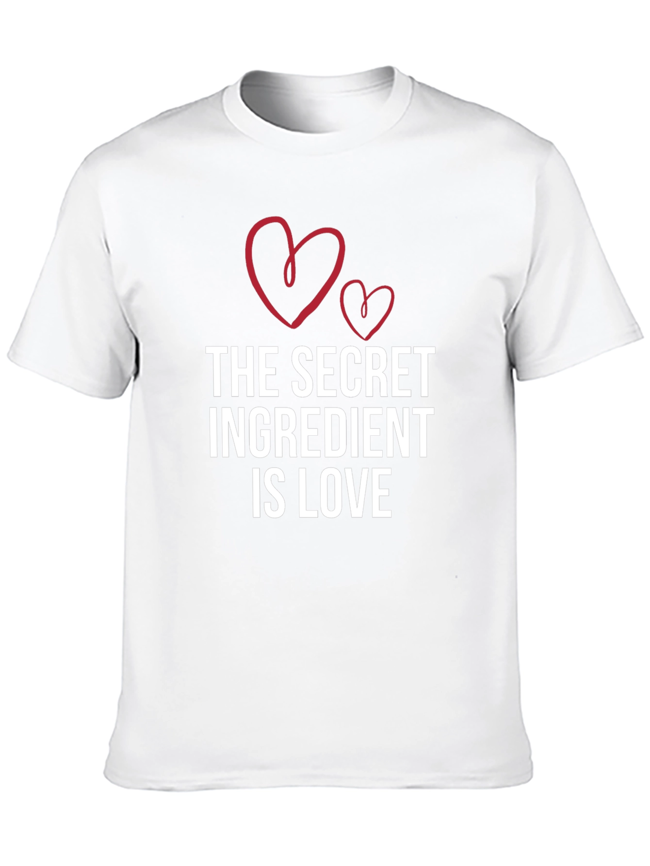 Black Secret Ingredient Love T-Shirt - Black Crew Neck Tee view 10