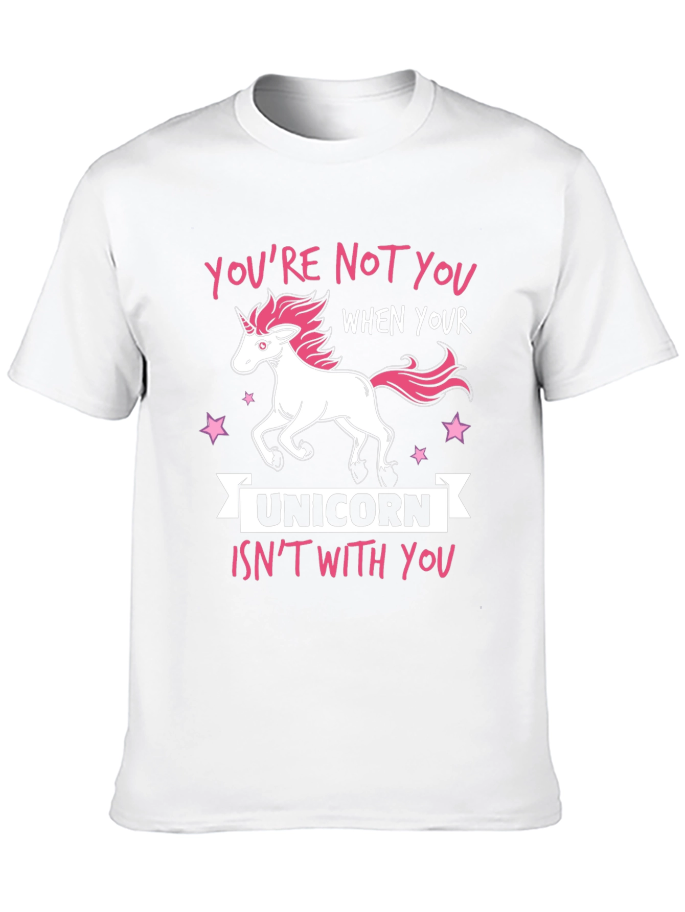 Black Unicorn Lover T-Shirt - You're Not You When Your Unicorn Isn't With You view 10