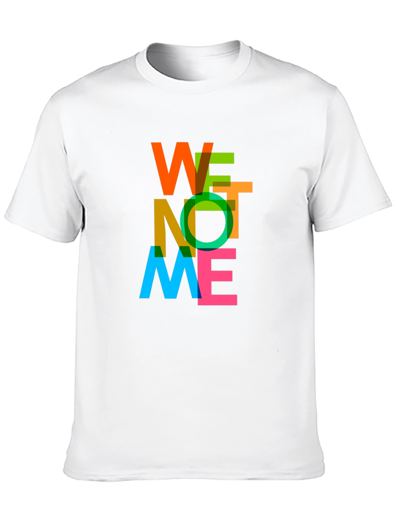 Black WE NOT ME Graphic T-Shirt - Black Crew Neck Tee view 10