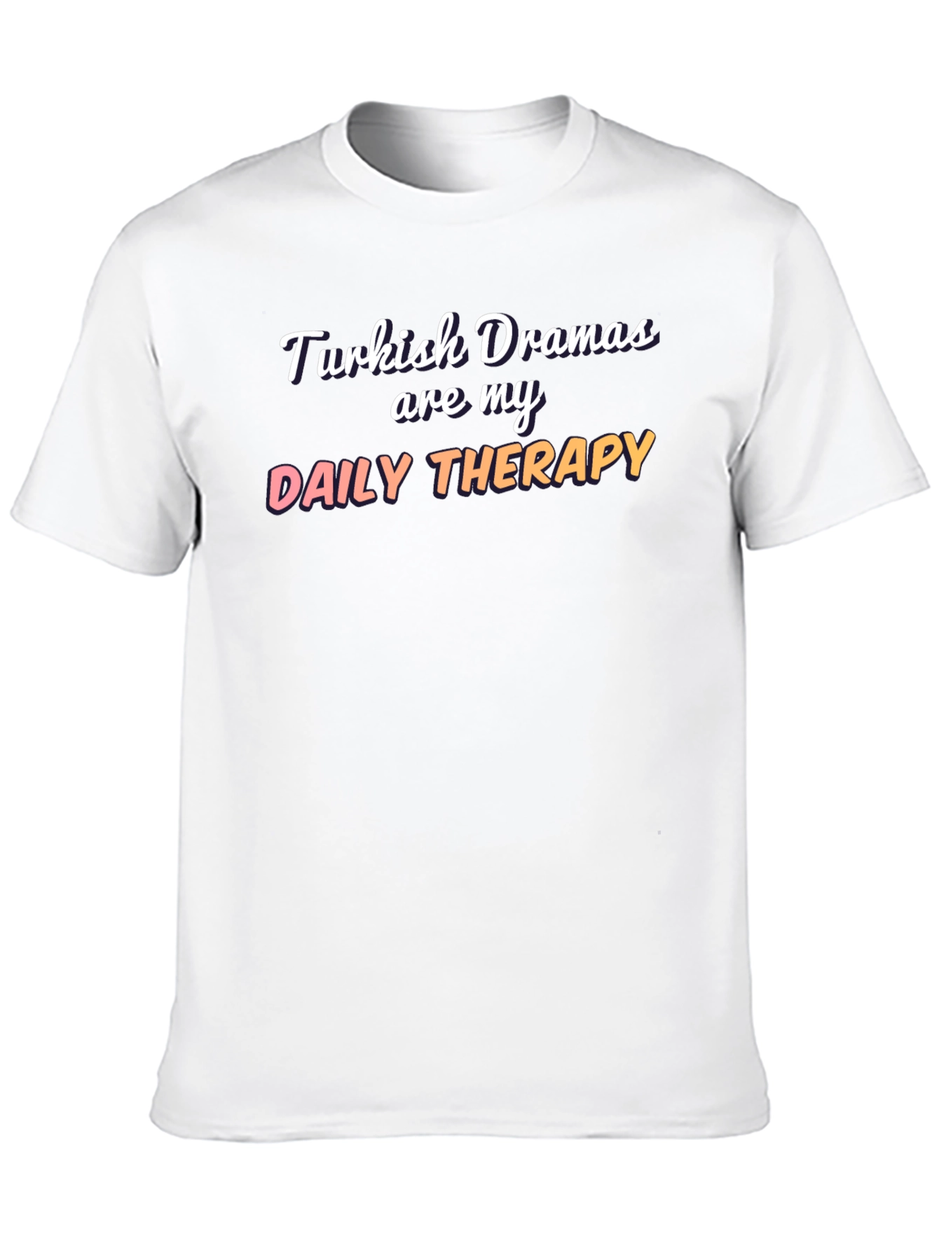 Black Turkish Drama Therapy Tee view 10