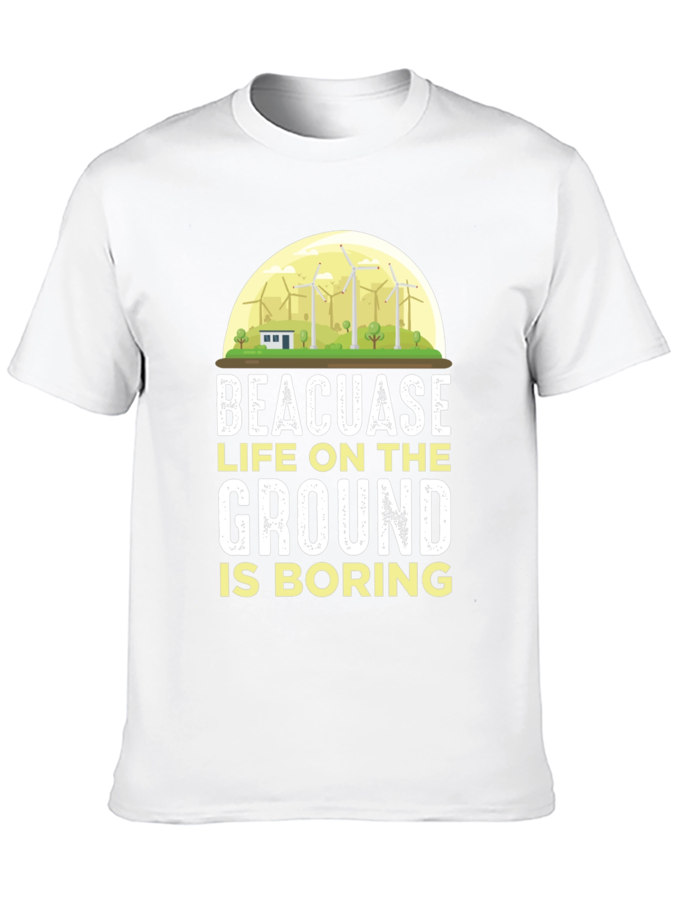 Black Life on the Ground is Boring T-Shirt view 10