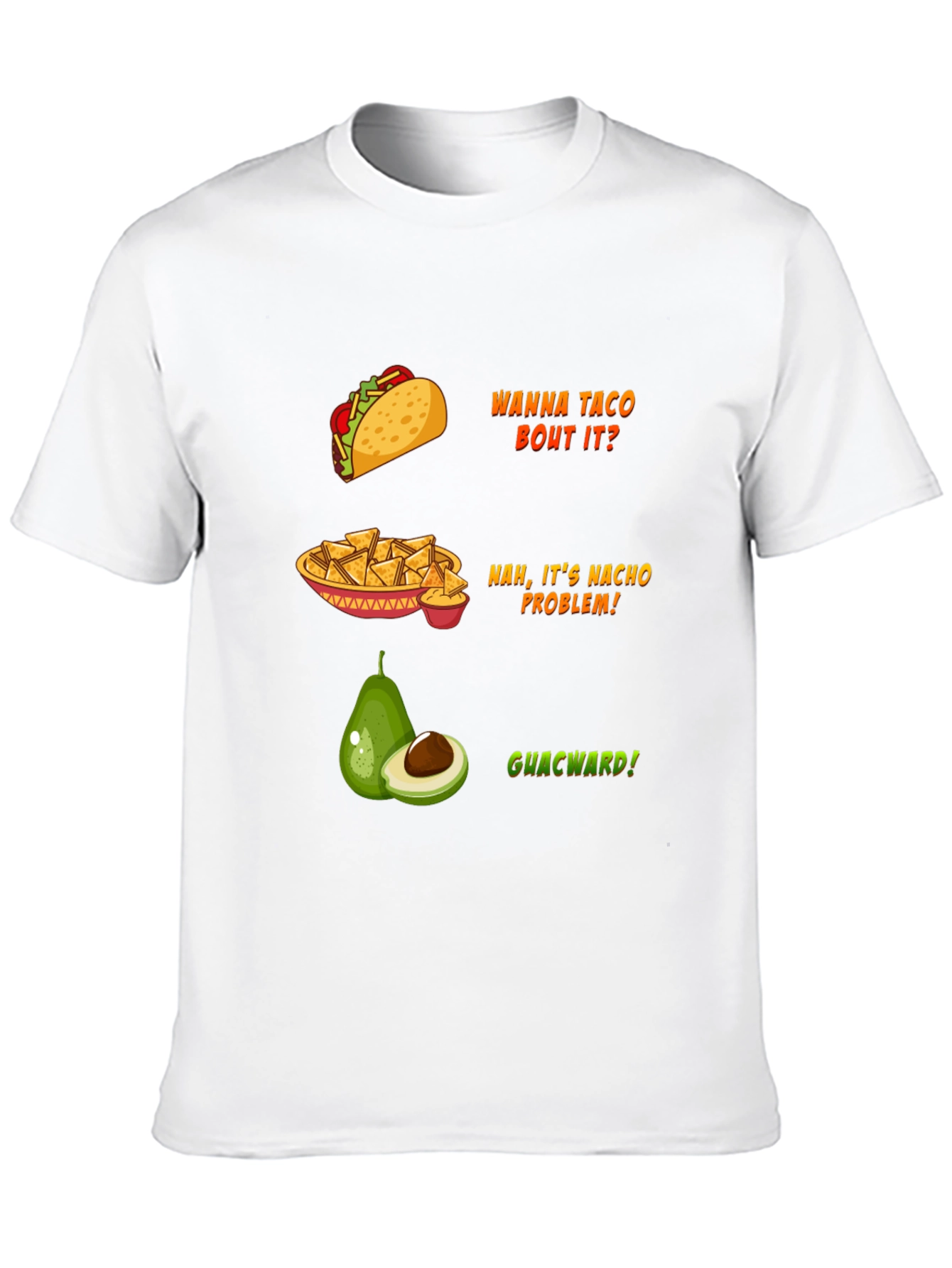 Black Funny Food Puns Black T-Shirt view 10