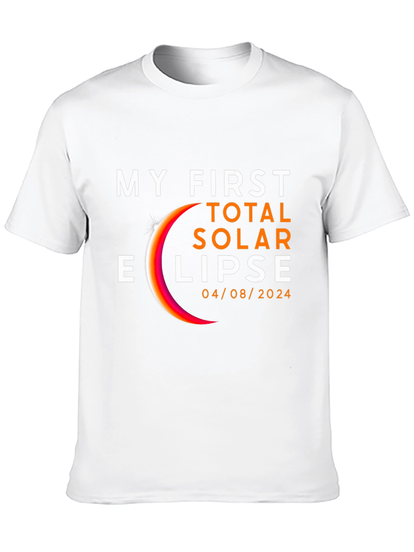 Black My First Total Solar Eclipse 04/08/2024 T-Shirt view 10