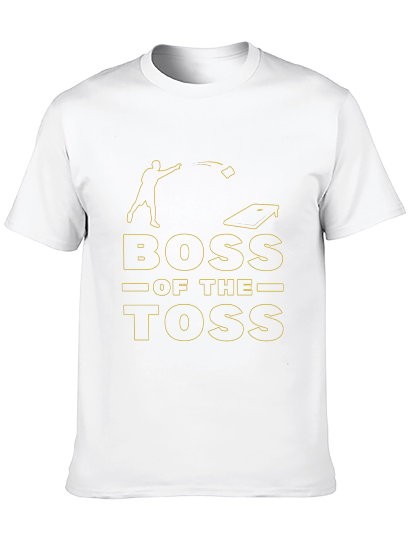 Black Boss of Toss Cornhole T-Shirt - Black view 10
