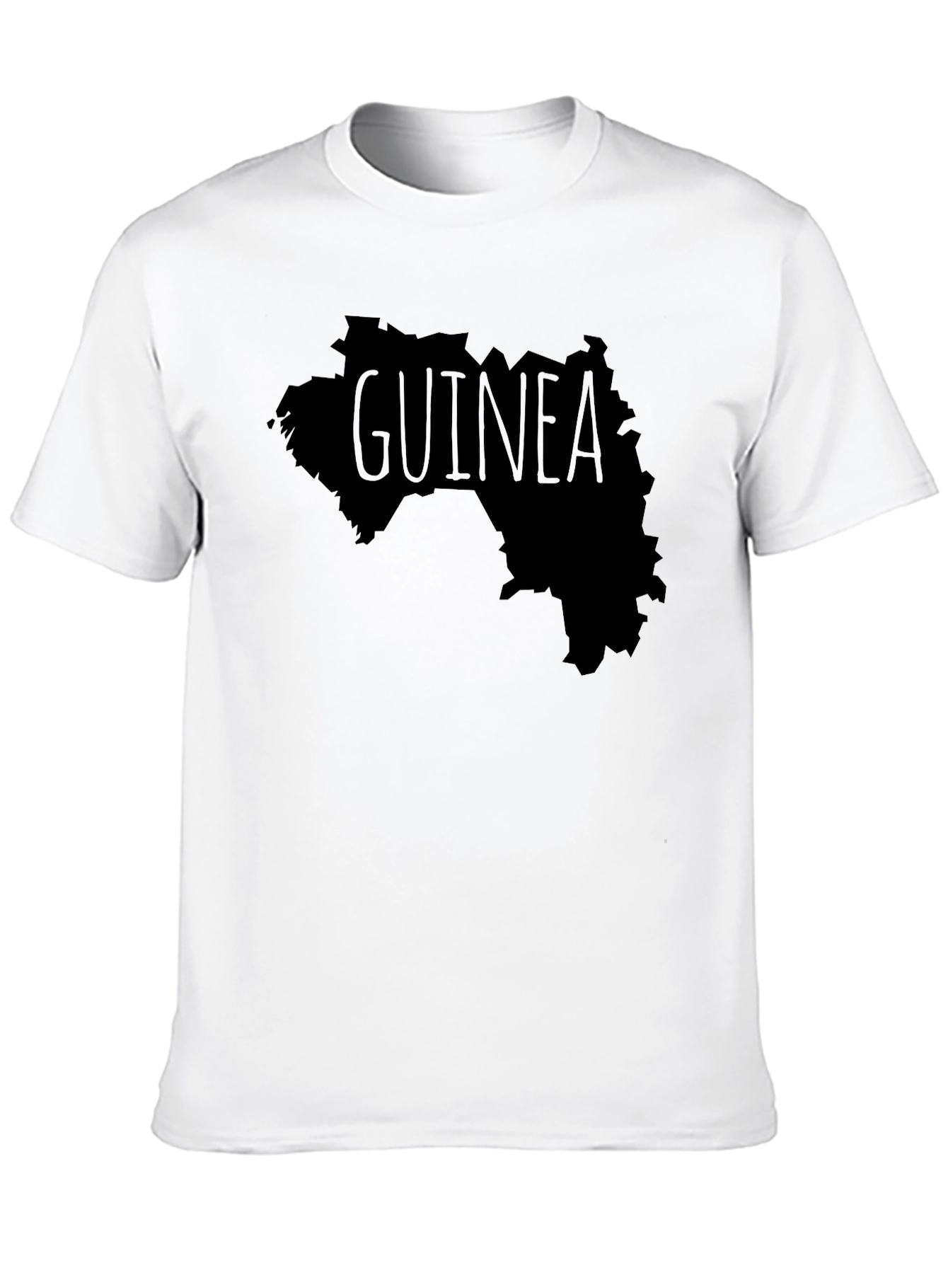 Guinea Map T-Shirt - Black - 10