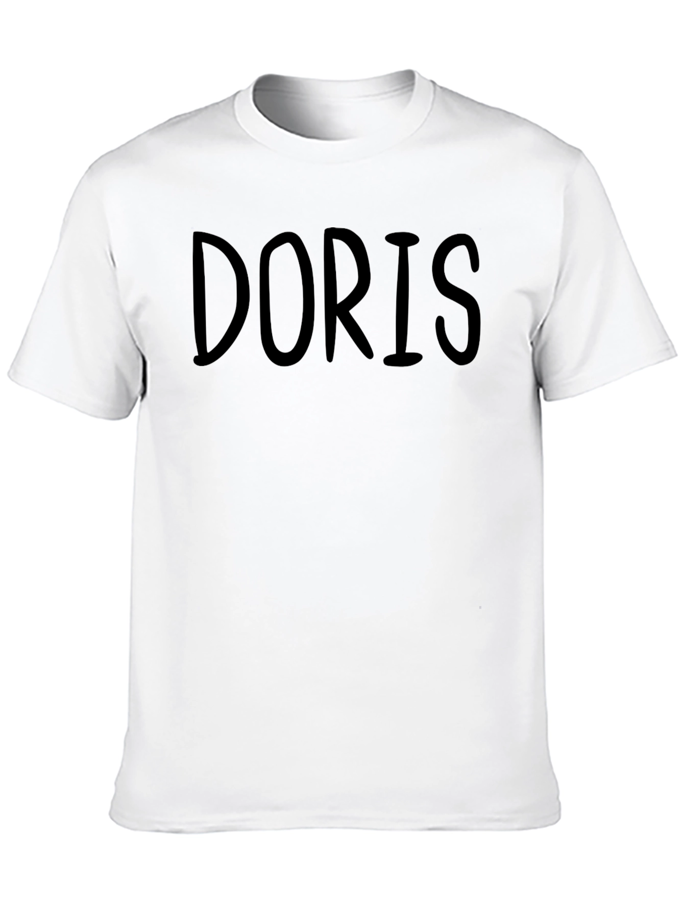 Black Doris Graphic T-Shirt - Casual Unisex Tee view 10