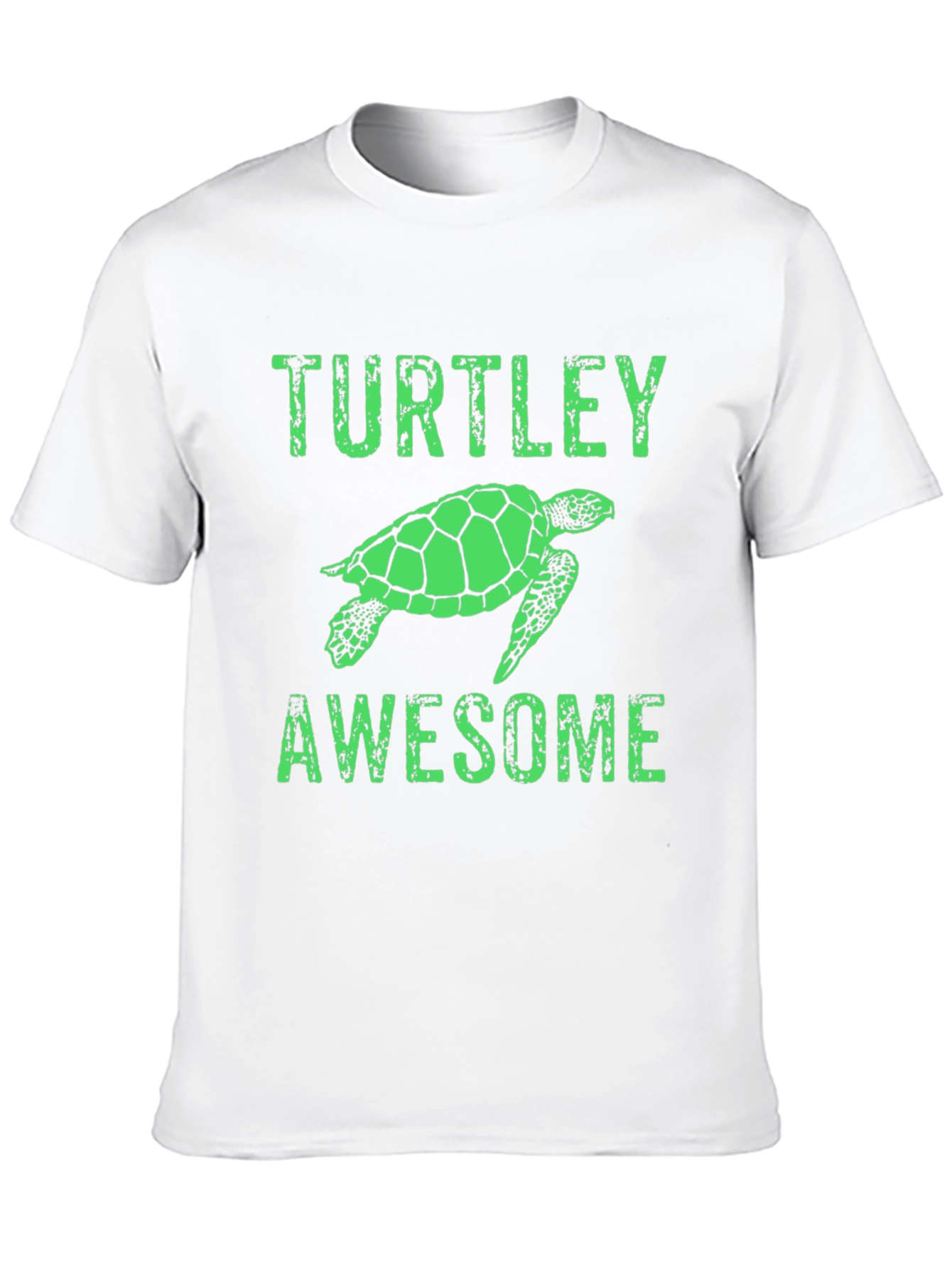 Black Turtley Awesome Graphic Tee - Black Cotton Blend view 10