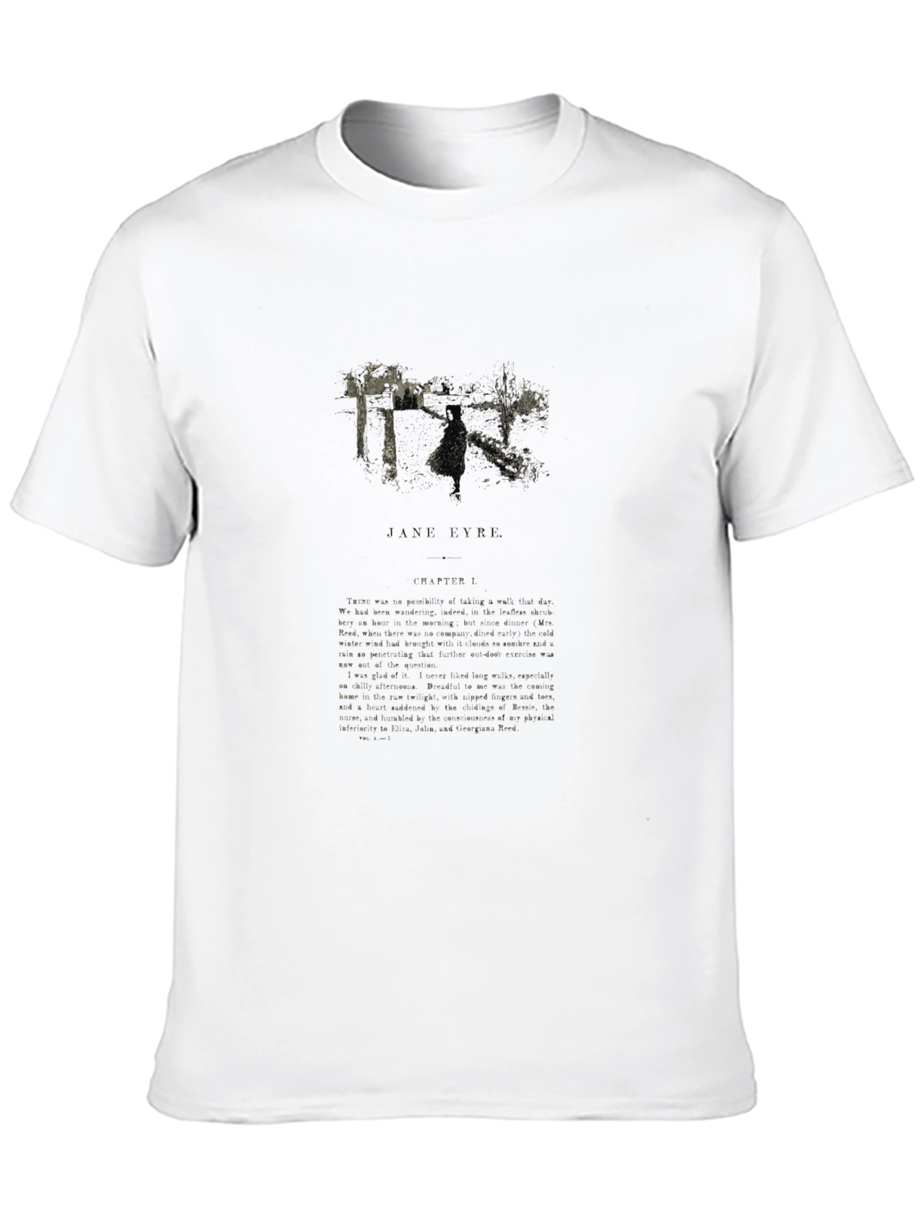 Black Abstract Graphic Print Black T-Shirt view 10