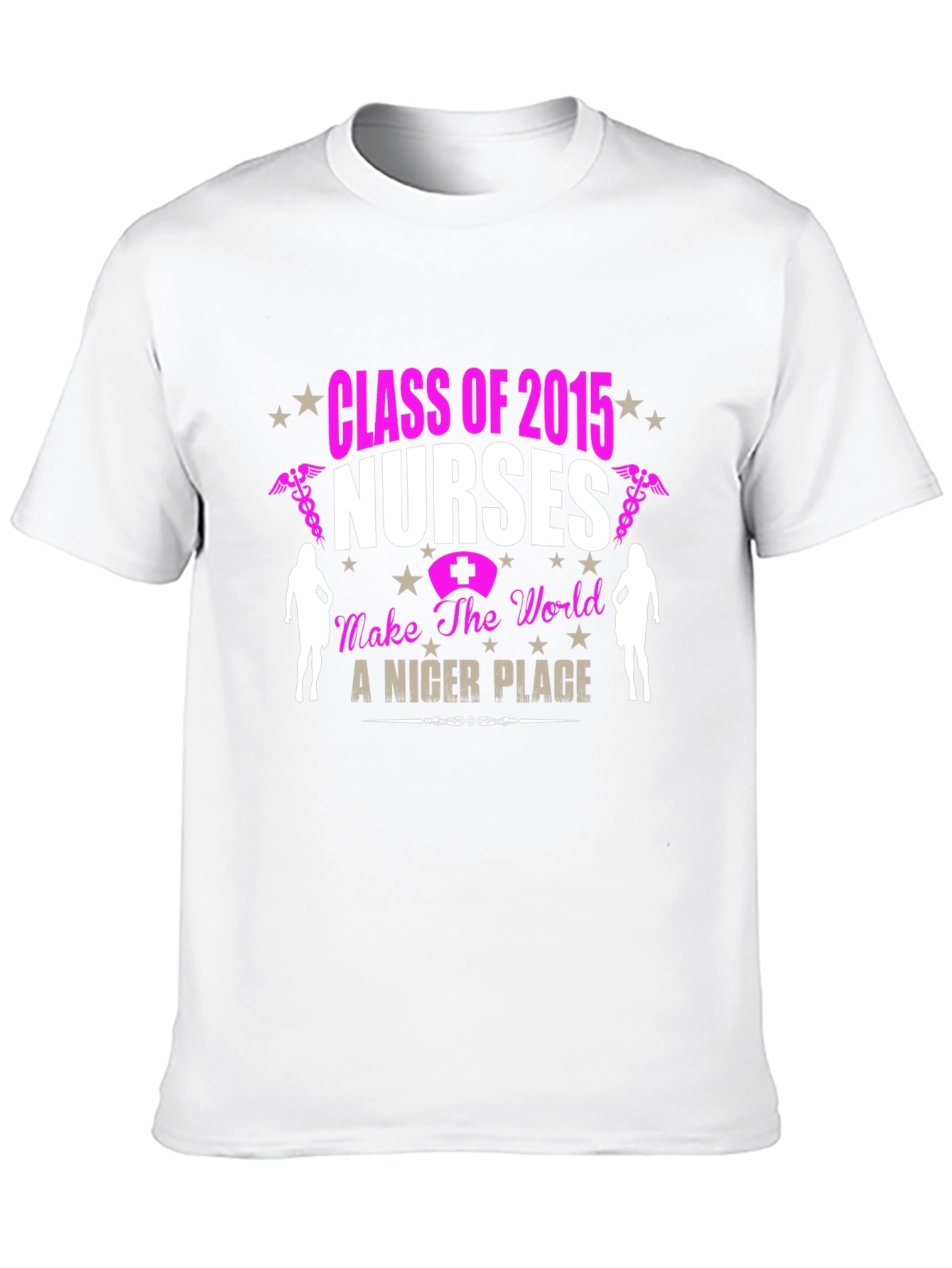 Black Class of 2015 Nurses T-Shirt view 10