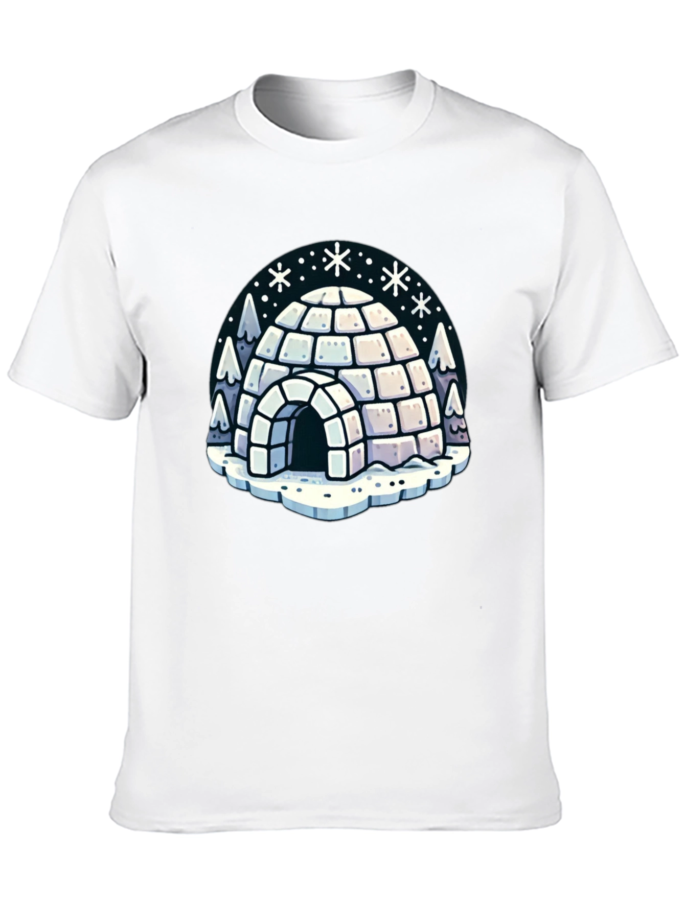 Black Igloo Graphic Tee - Winter Fun view 10