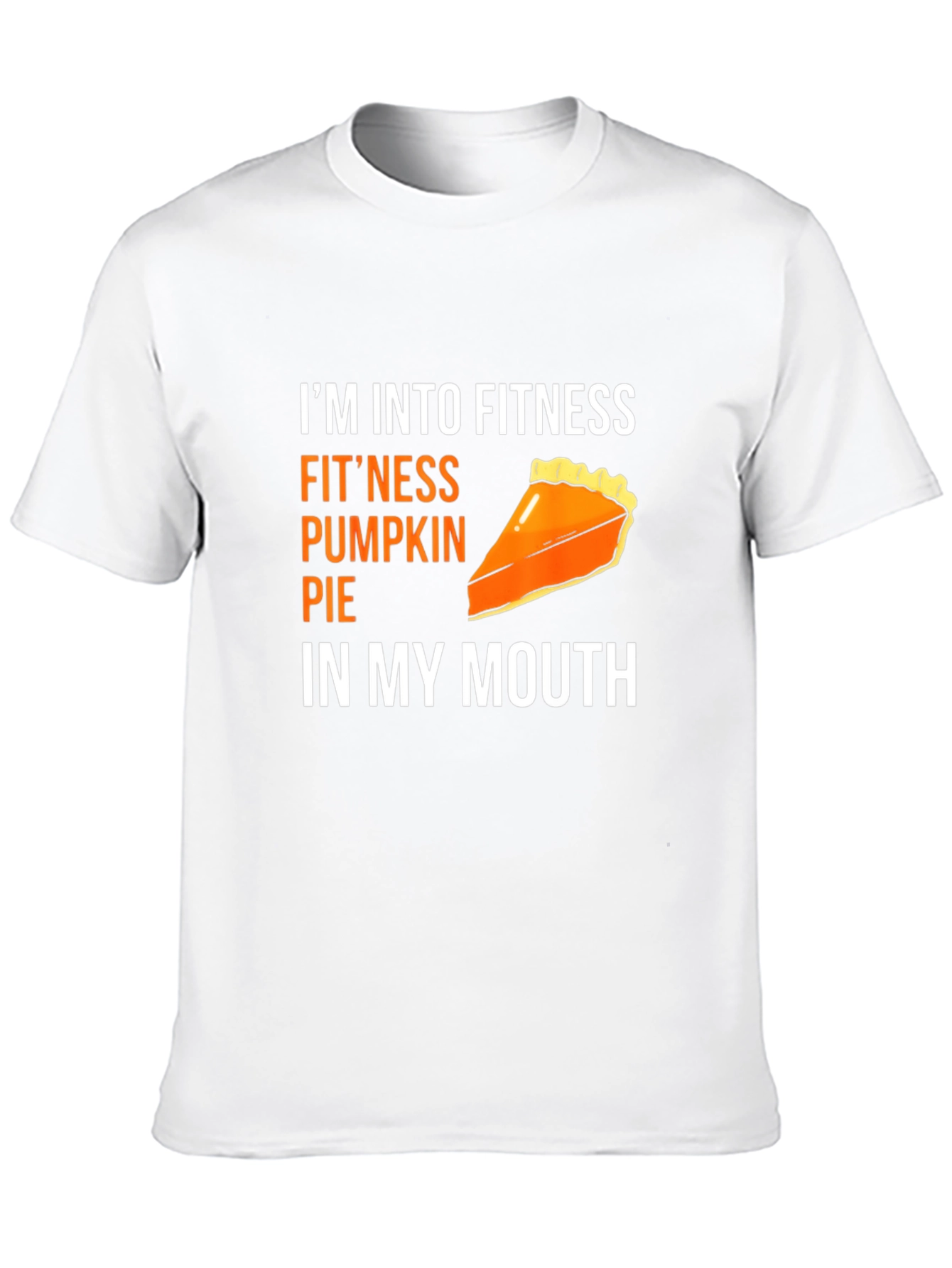 Black Fitness Pumpkin Pie T-Shirt - Funny Thanksgiving Tee view 10