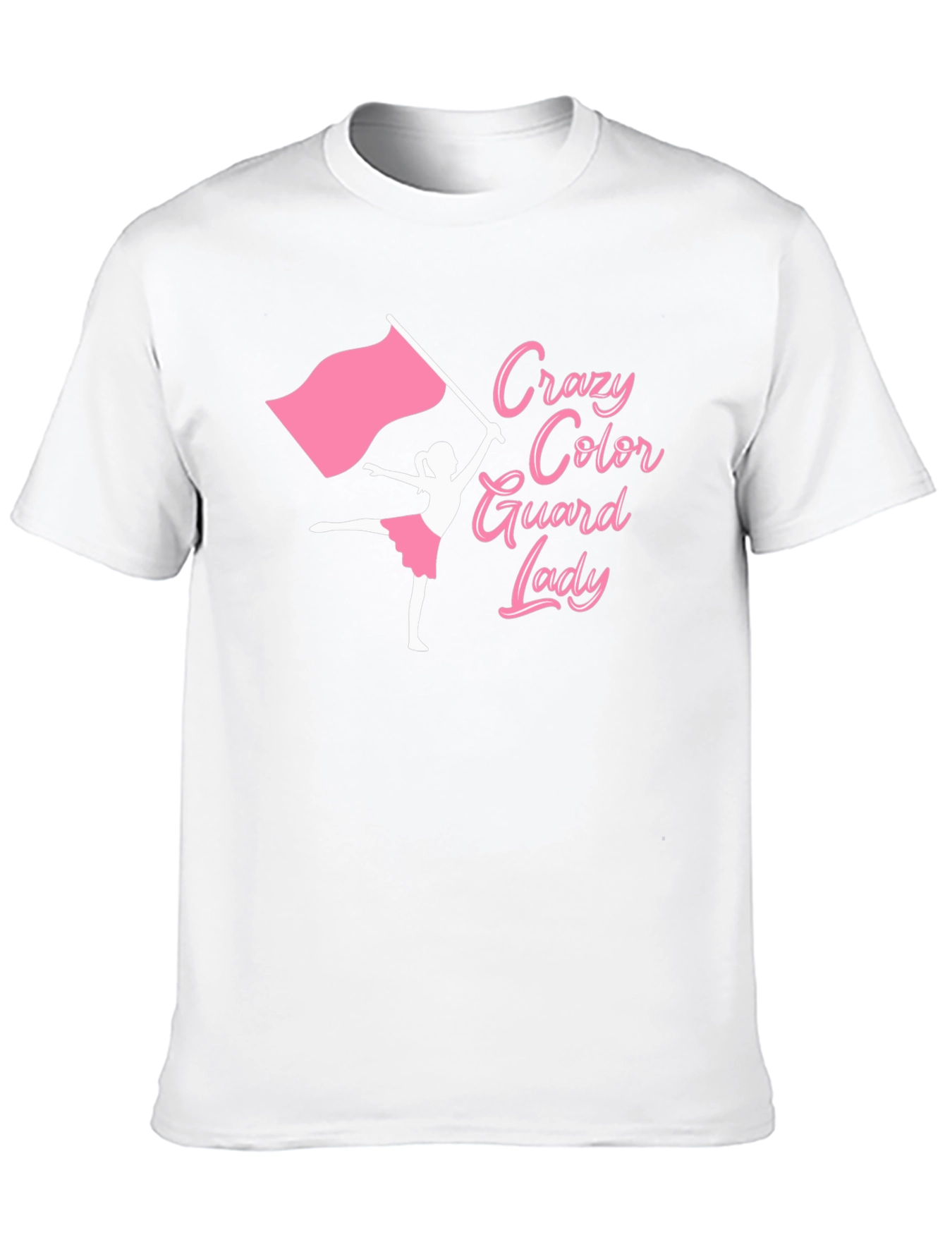 Black Crazy Color Guard Lady T-Shirt view 10