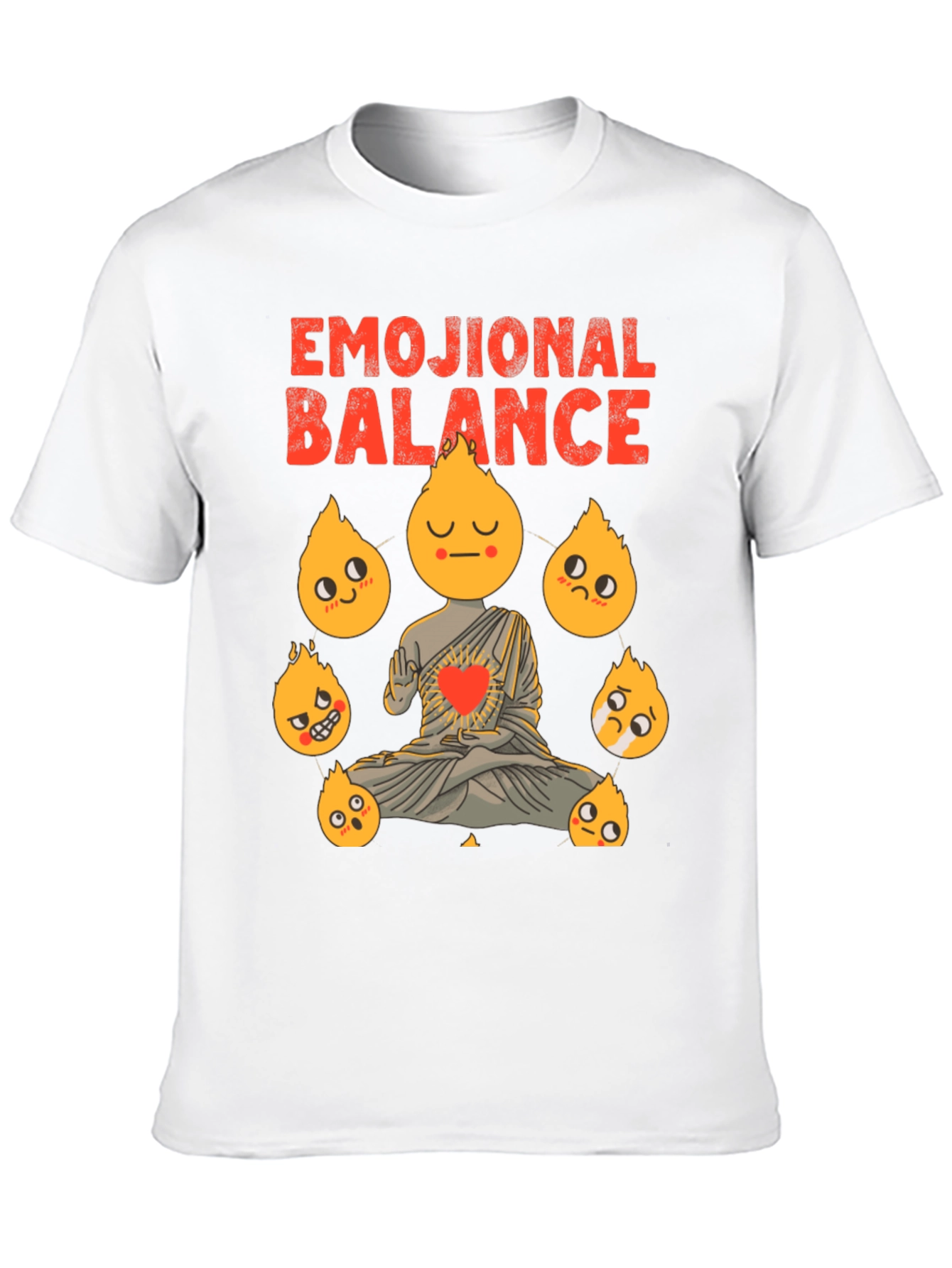 Black Emotional Balance Graphic Tee view 10