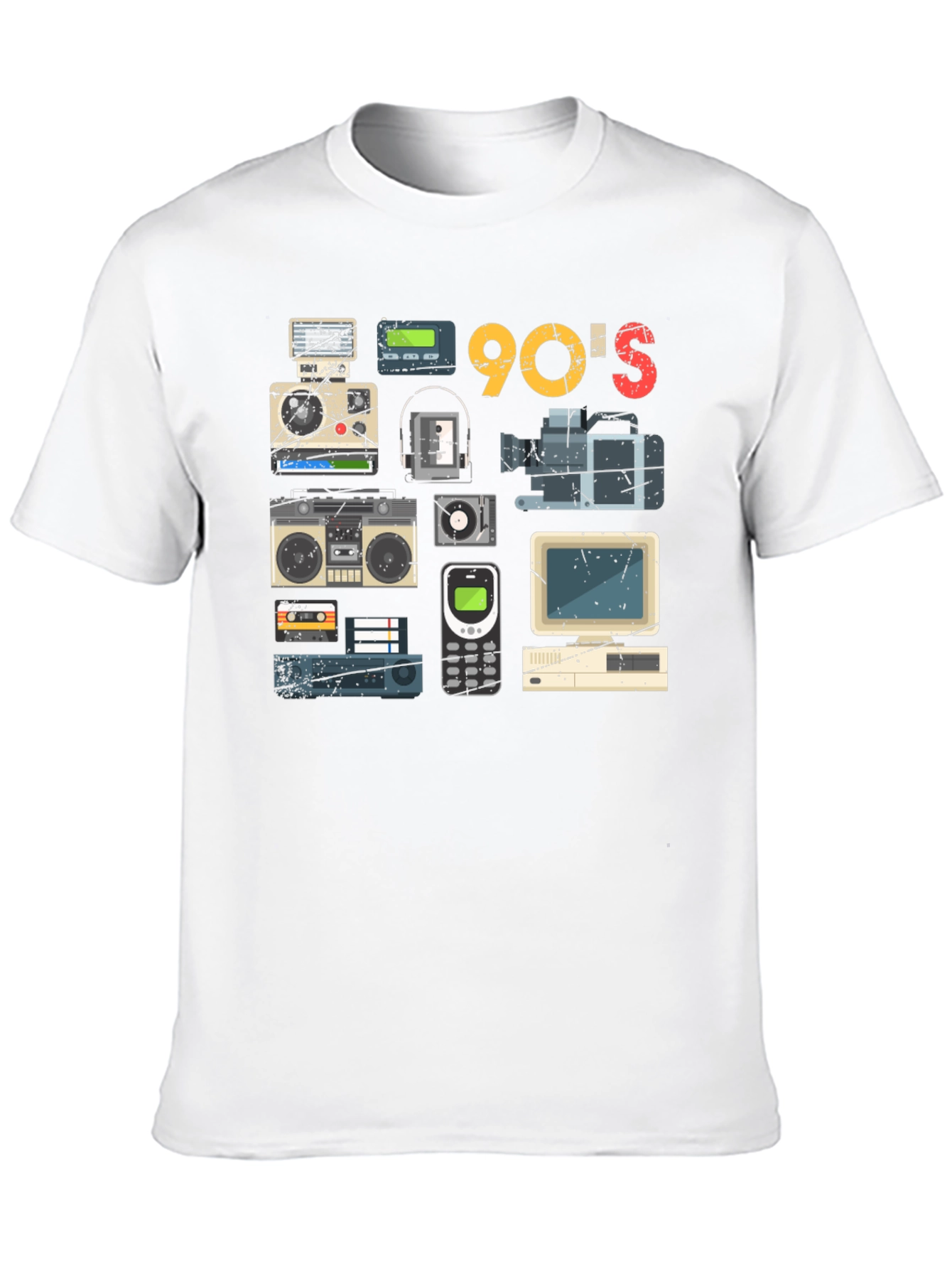 Black 90's Throwback Graphic Tee view 10
