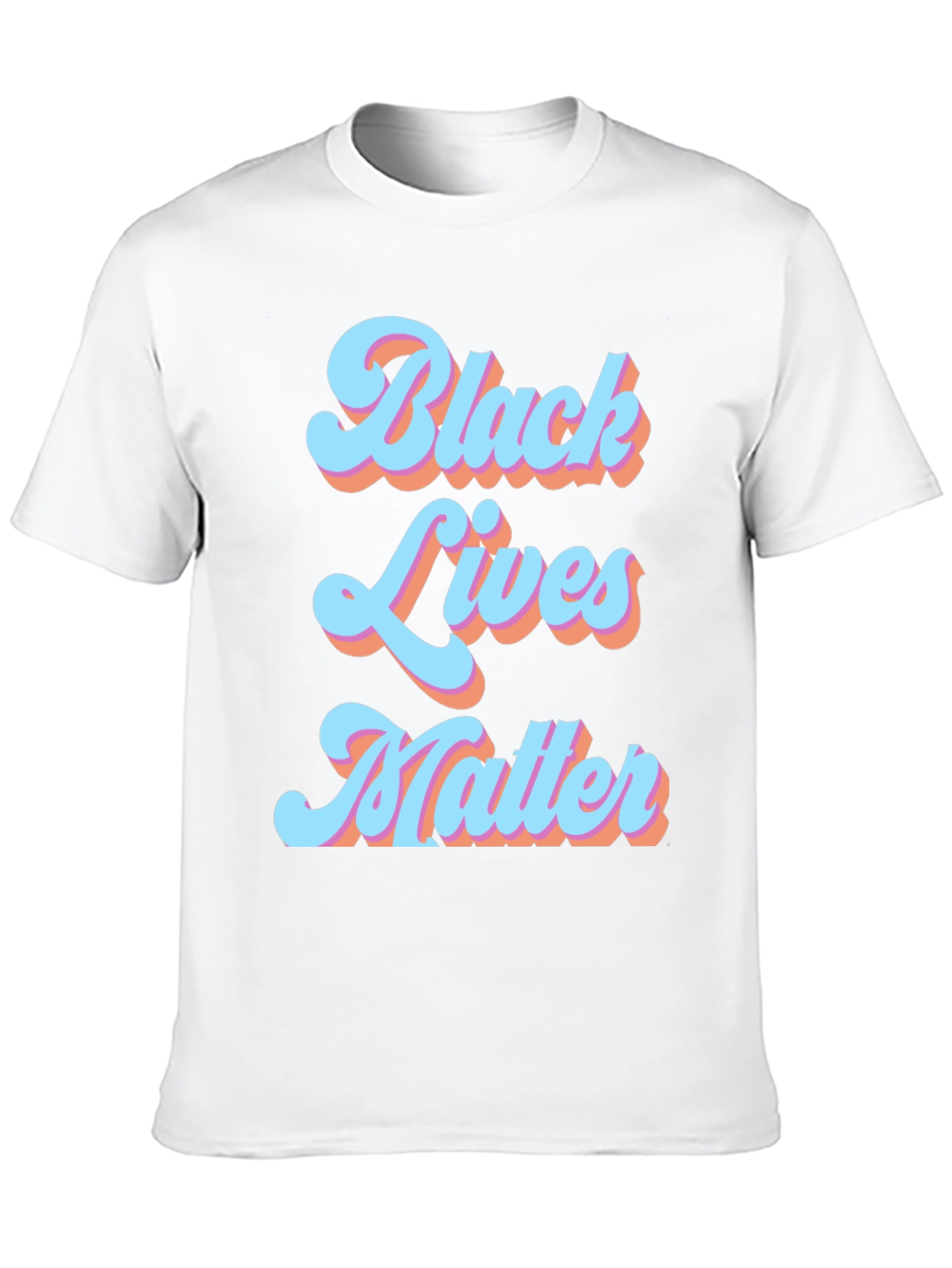 Black Black Lives Matter Graphic Tee - Retro Design view 10