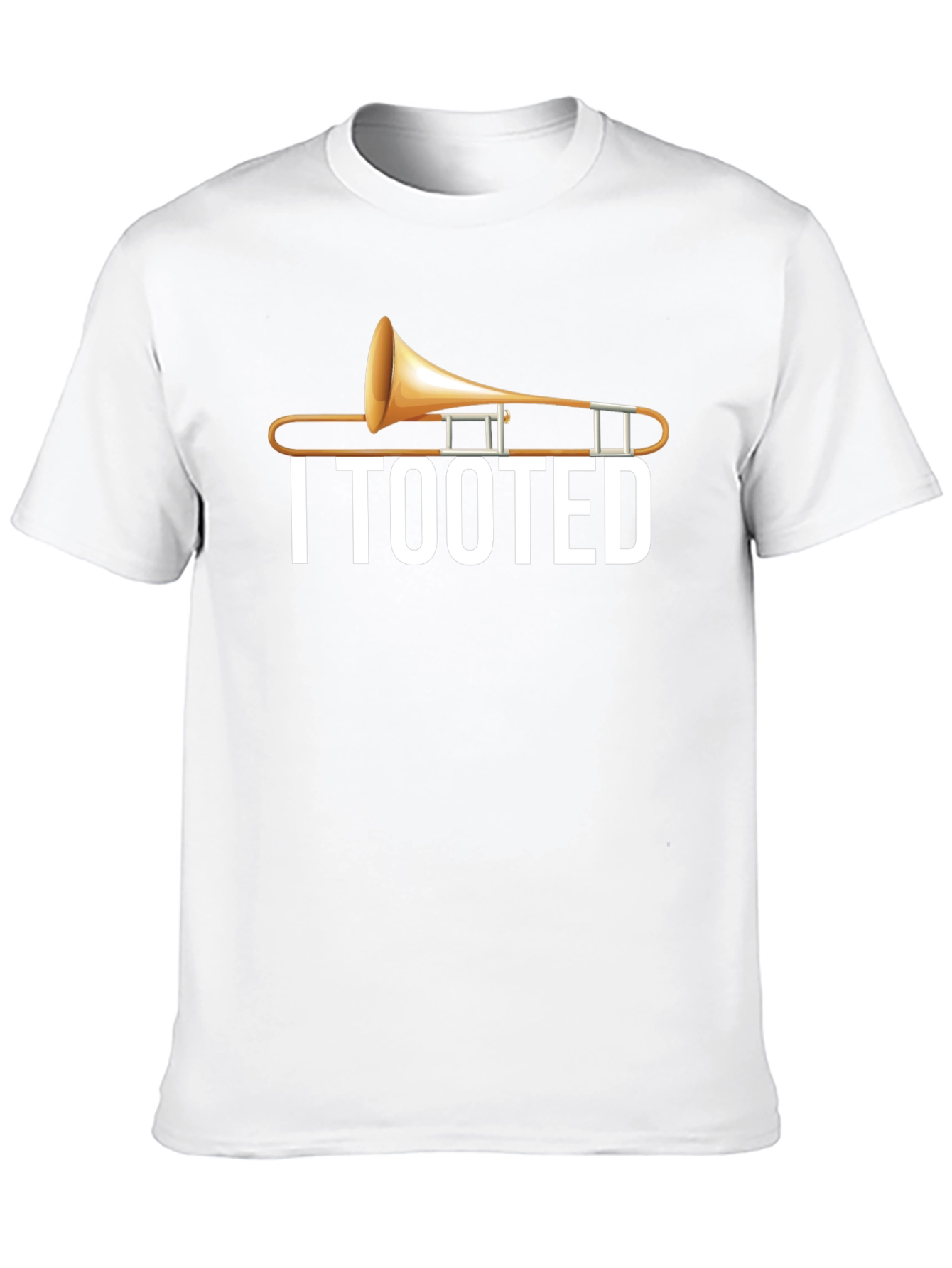 Black I Tooted Trombone T-Shirt - Musician Humor Tee view 10