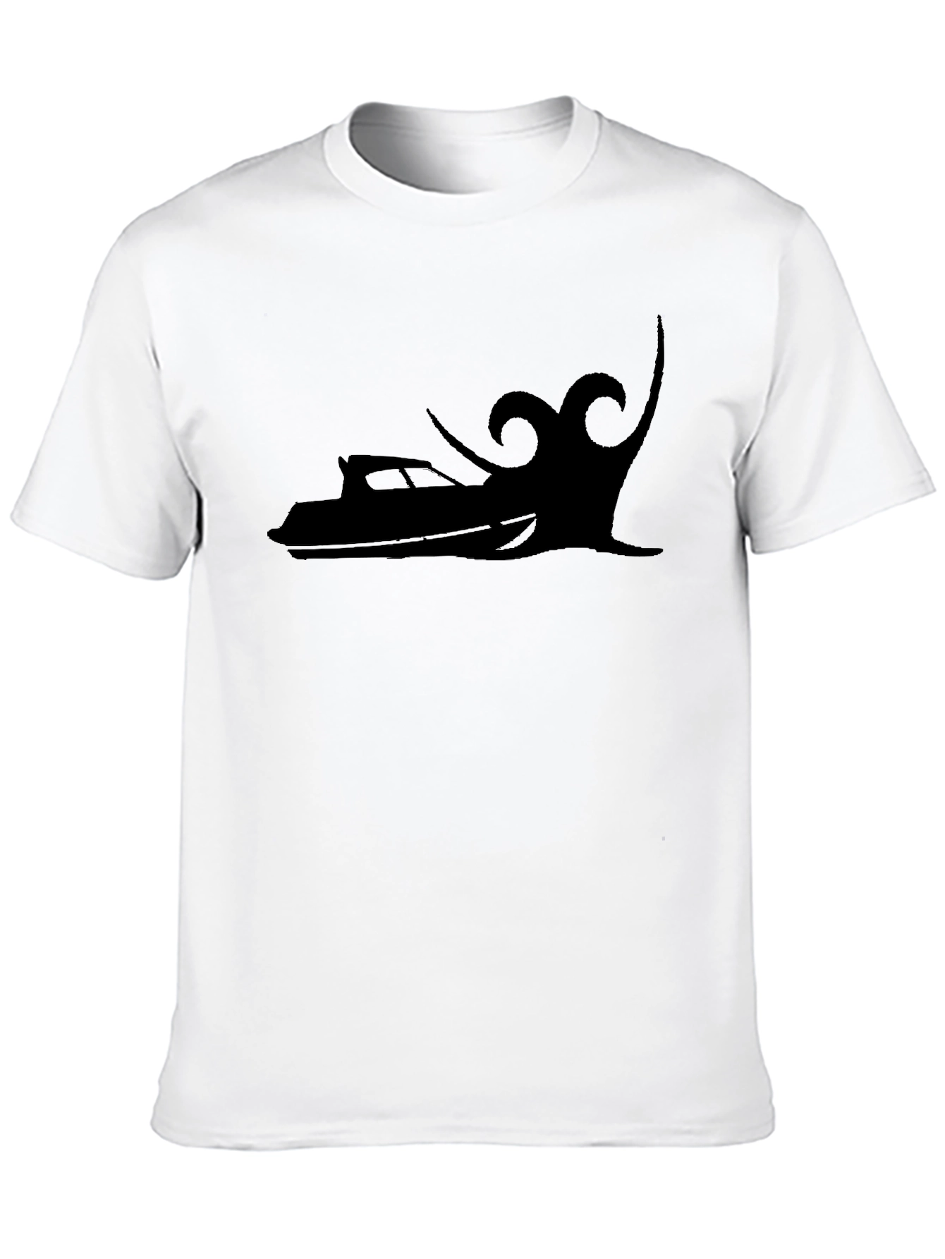 Black Boat Graphic Tee - Stylish & Comfortable - 10