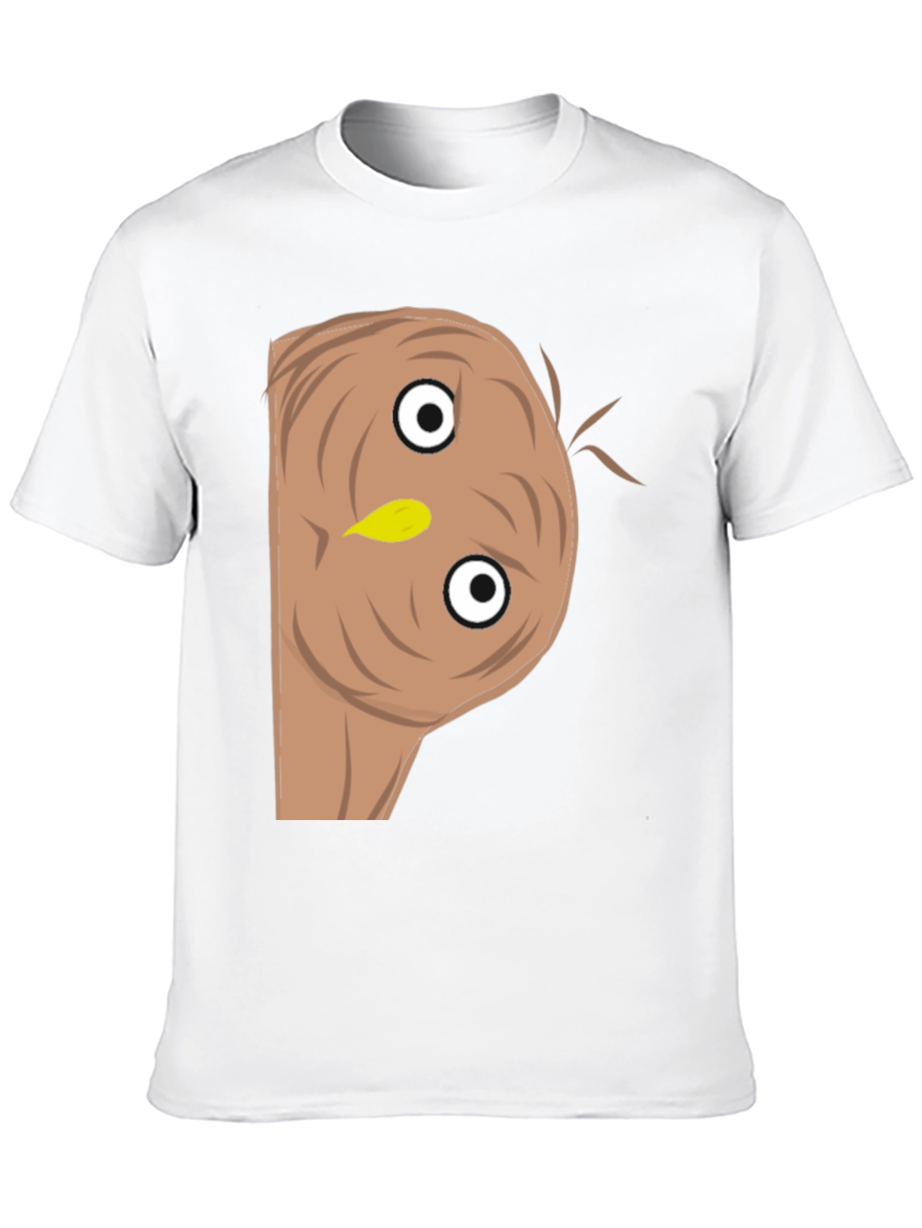 Black Funny Upside Down Owl Graphic Tee view 10