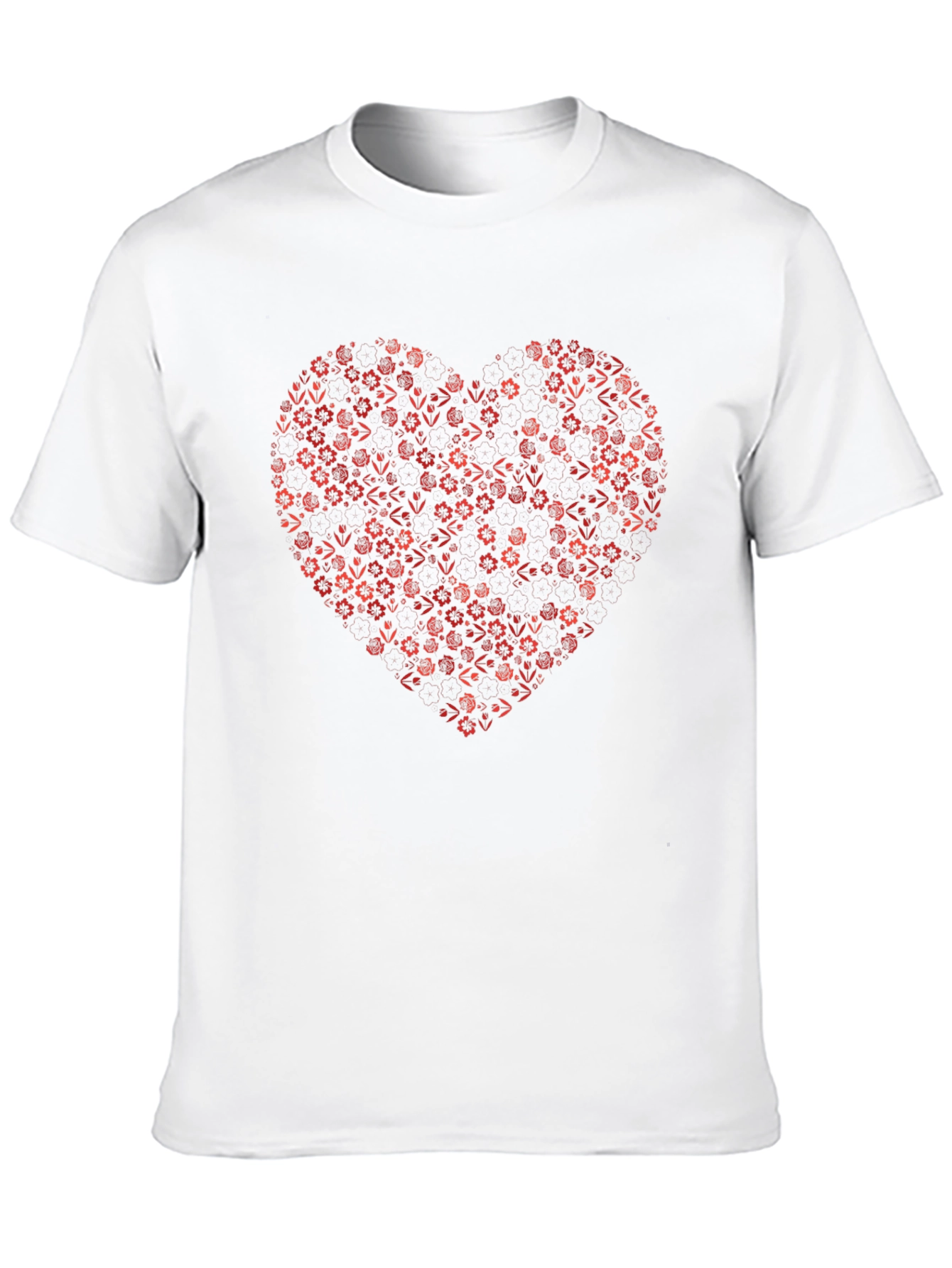 Black Heart Rose Graphic Tee - Black view 10