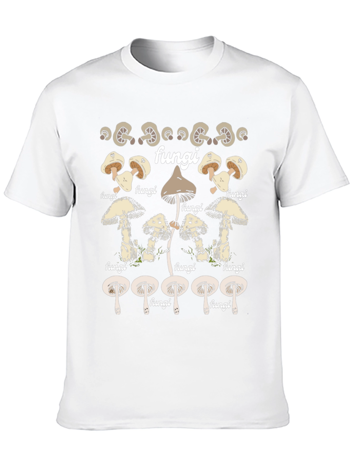Black Fungi Graphic Tee - Unique Mushroom Design T-Shirt view 10