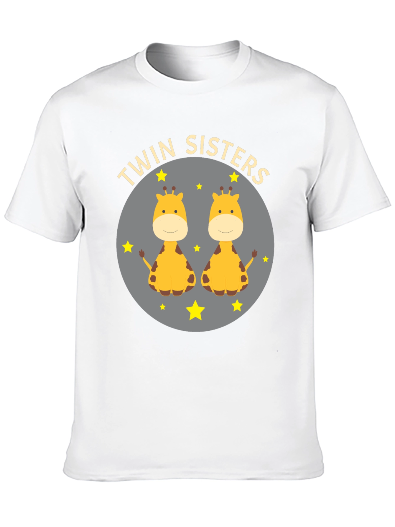 Black Twin Sisters Giraffe Graphic Tee view 10
