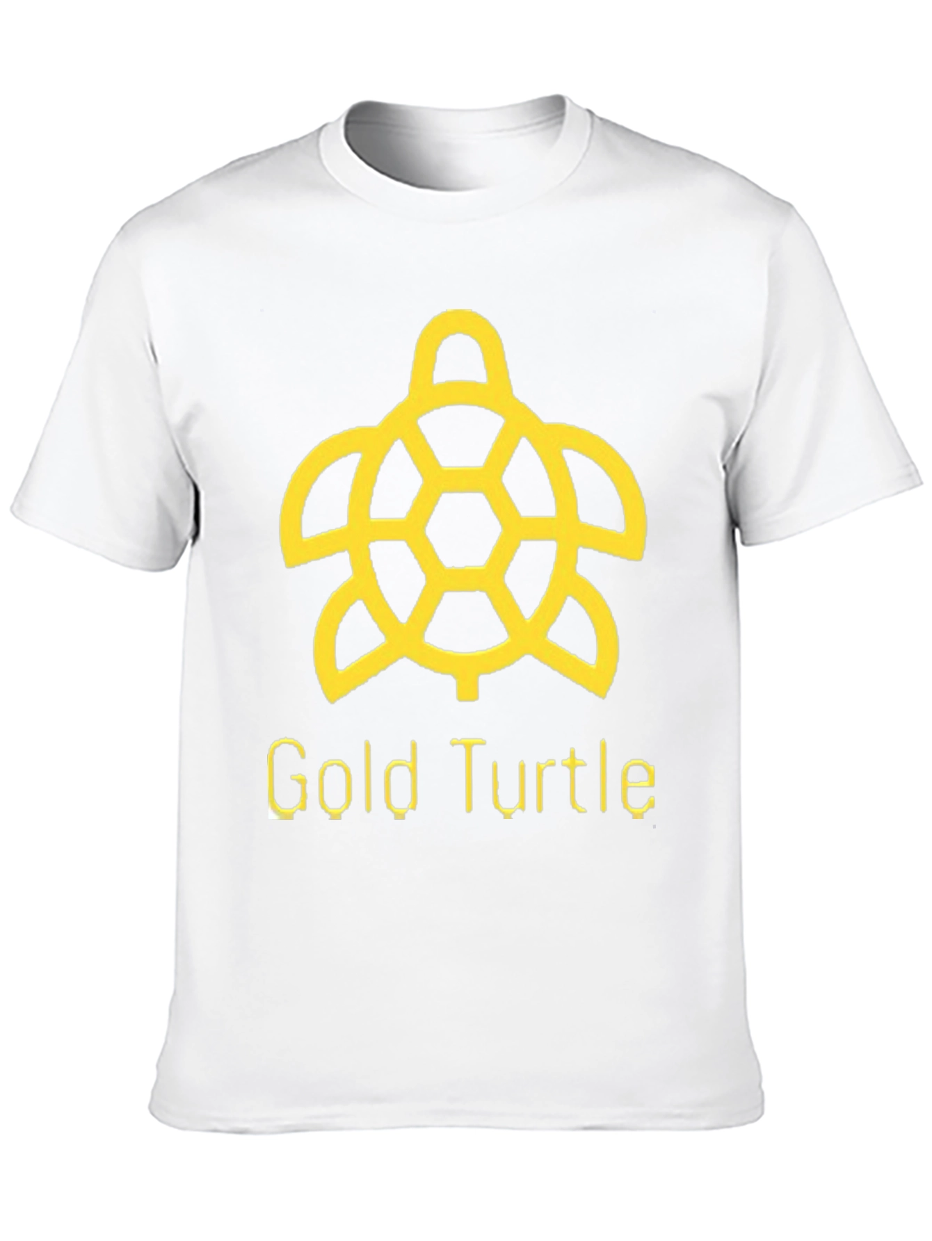 Black Gold Turtle Graphic Tee - Black Cotton T-Shirt view 10