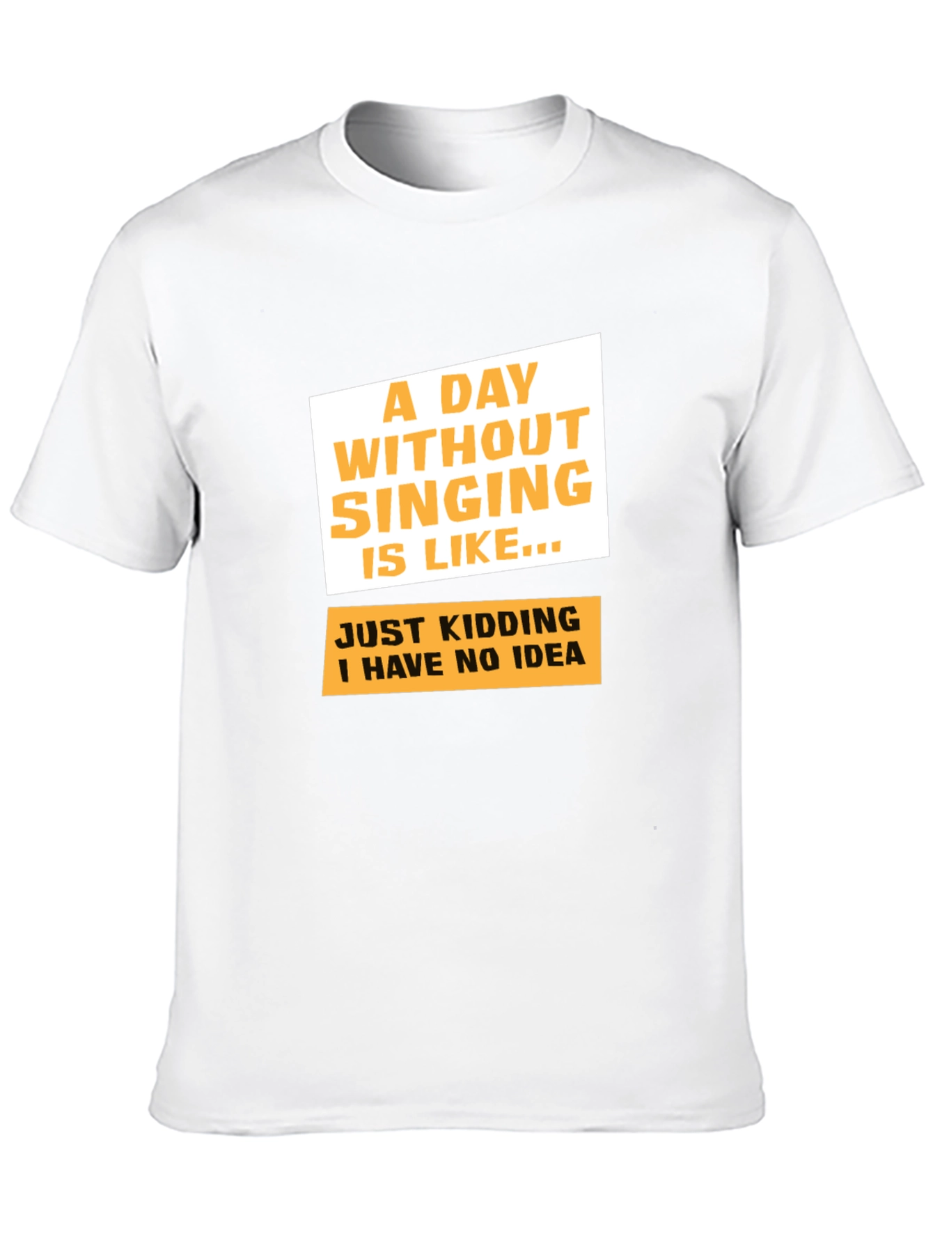 Black Singing Joke Graphic T-Shirt - Soft Cotton Blend view 10