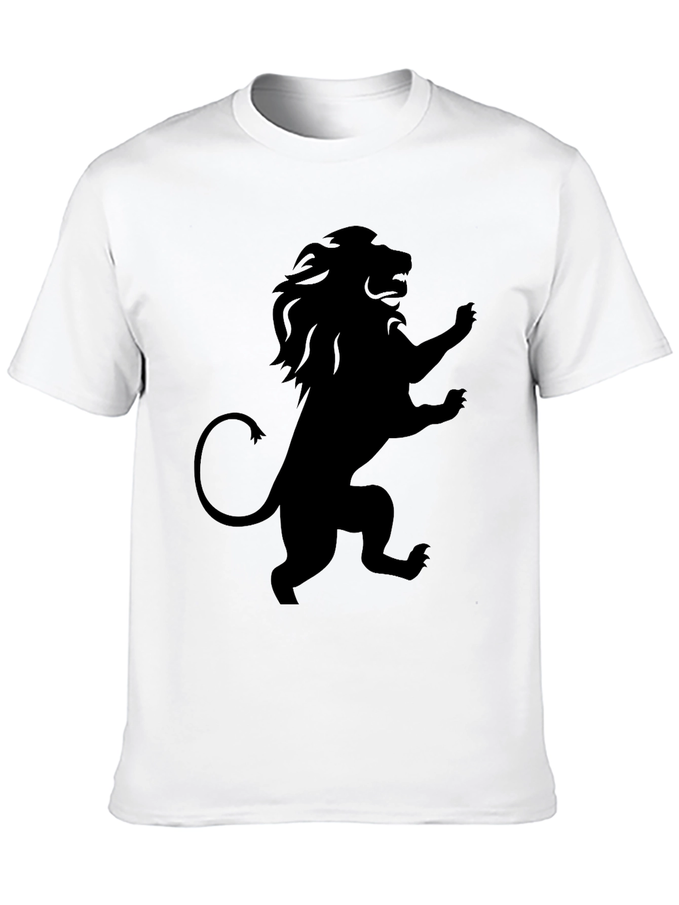 Black Lion Rampant Graphic T-Shirt - Black view 10