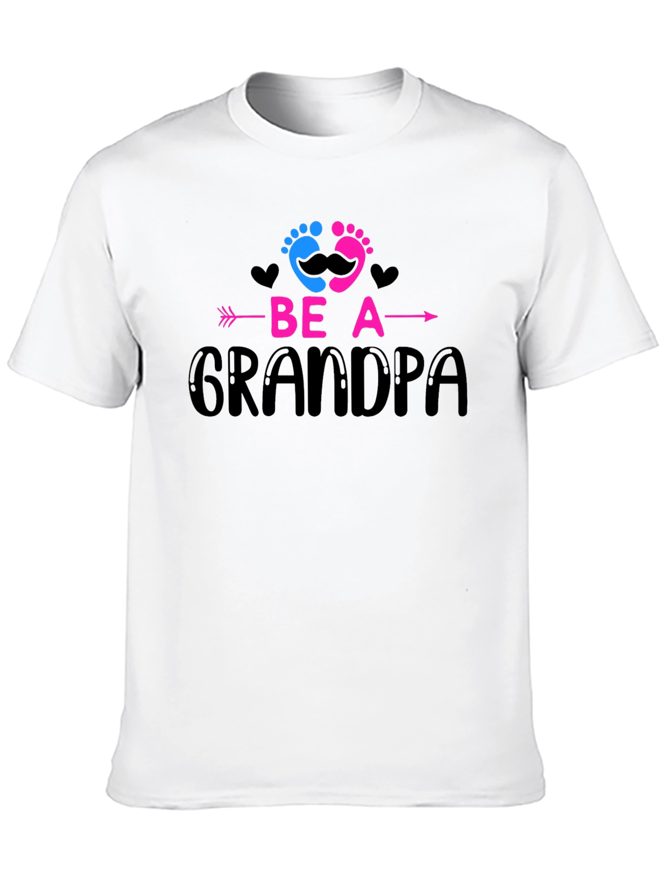 Black Be A Grandpa T-Shirt Baby Reveal Announcement view 10
