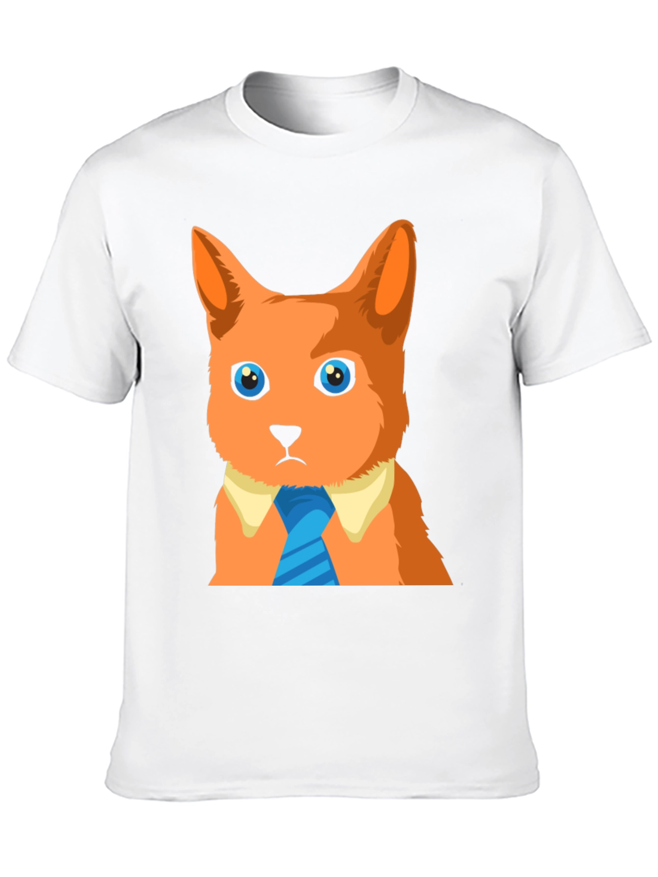 Black Cool Cat in a Tie Graphic T-Shirt view 10