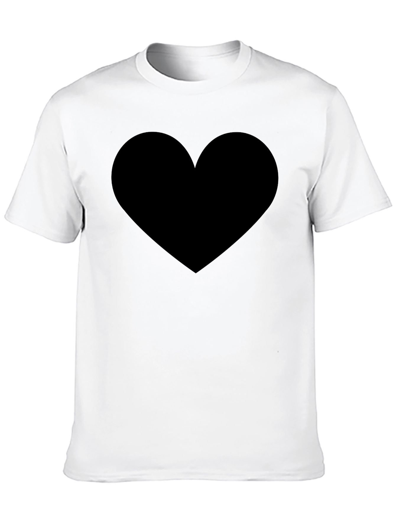 Black Black Heart Graphic T-Shirt view 10