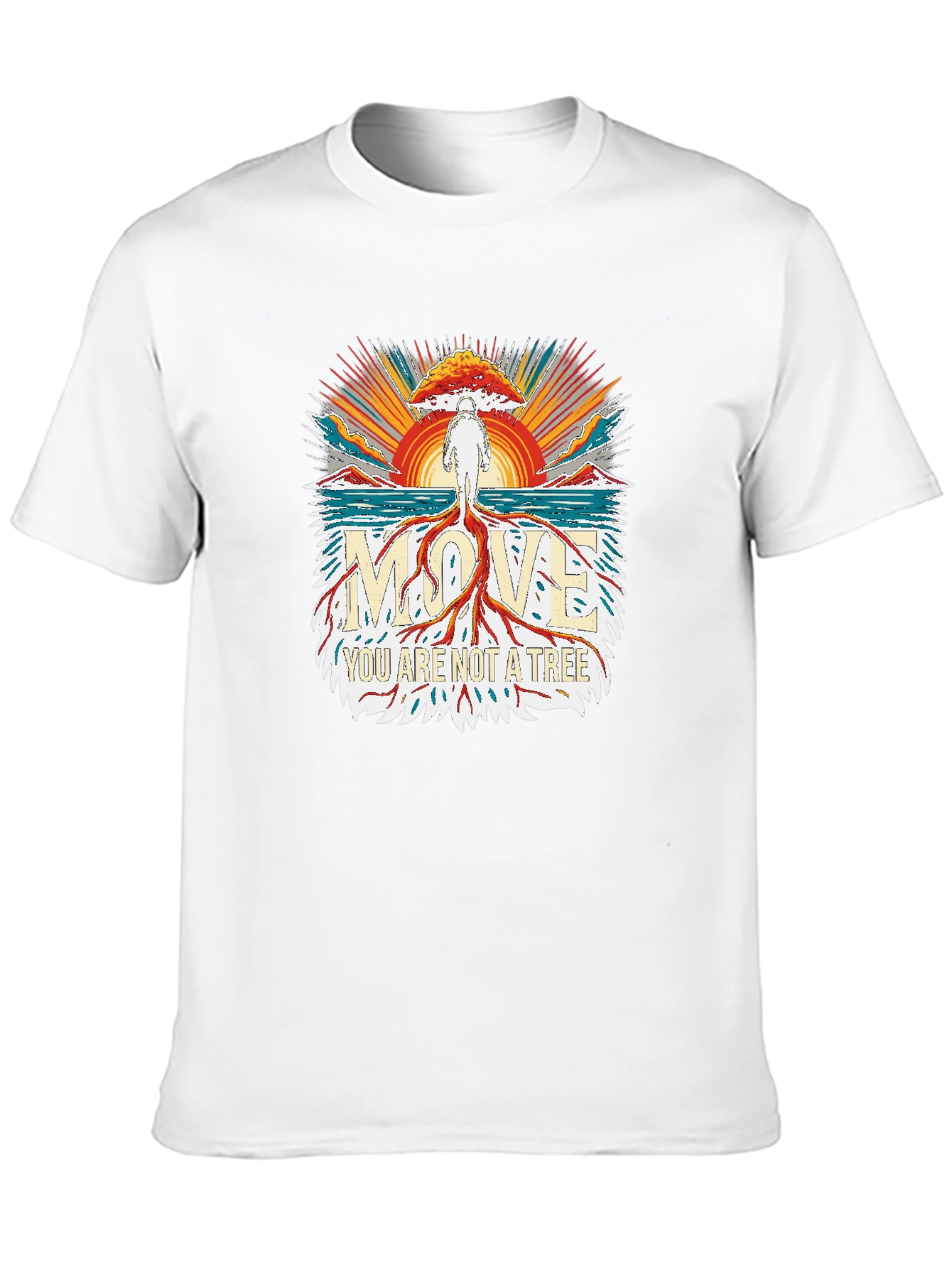 Black Move You Are Not A Tree T-Shirt view 10