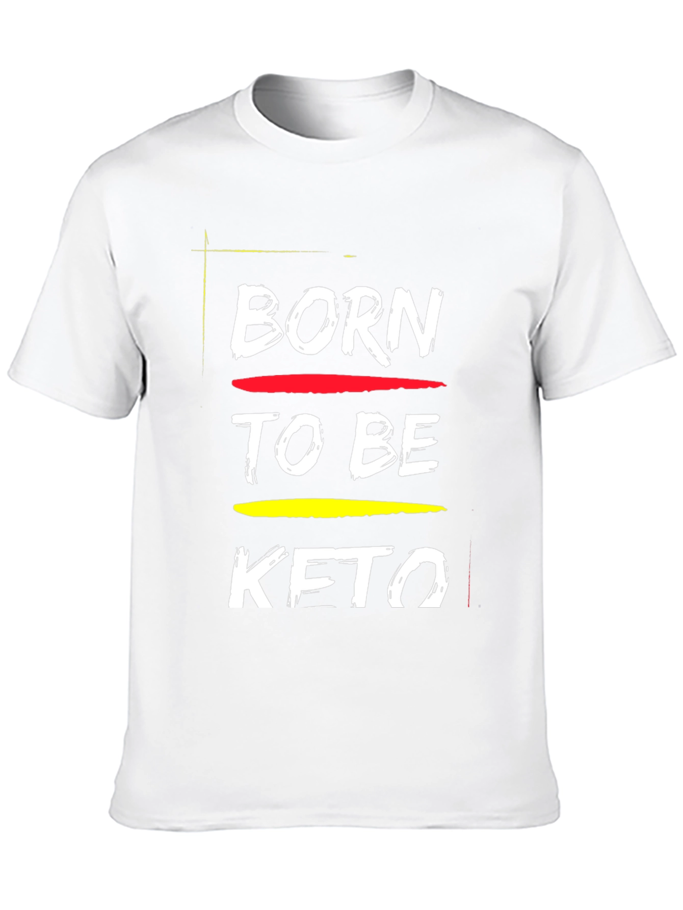 Black Born To Be Keto Black T-Shirt view 10