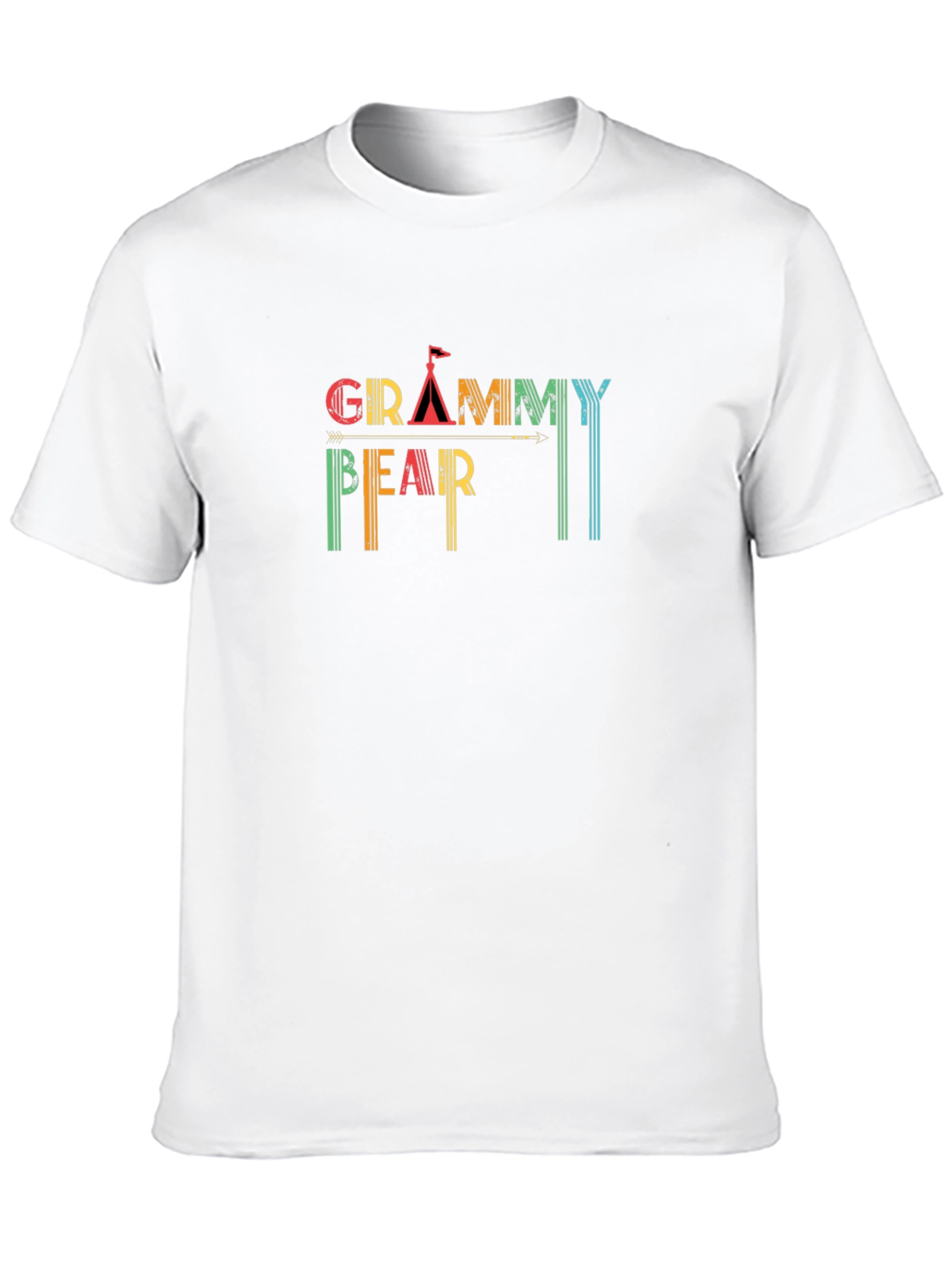 Black Grammy Bear Novelty Graphic T-Shirt view 10