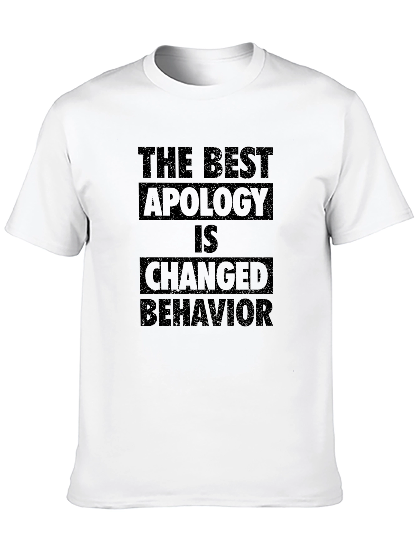 Black Changed Behavior T-Shirt view 10