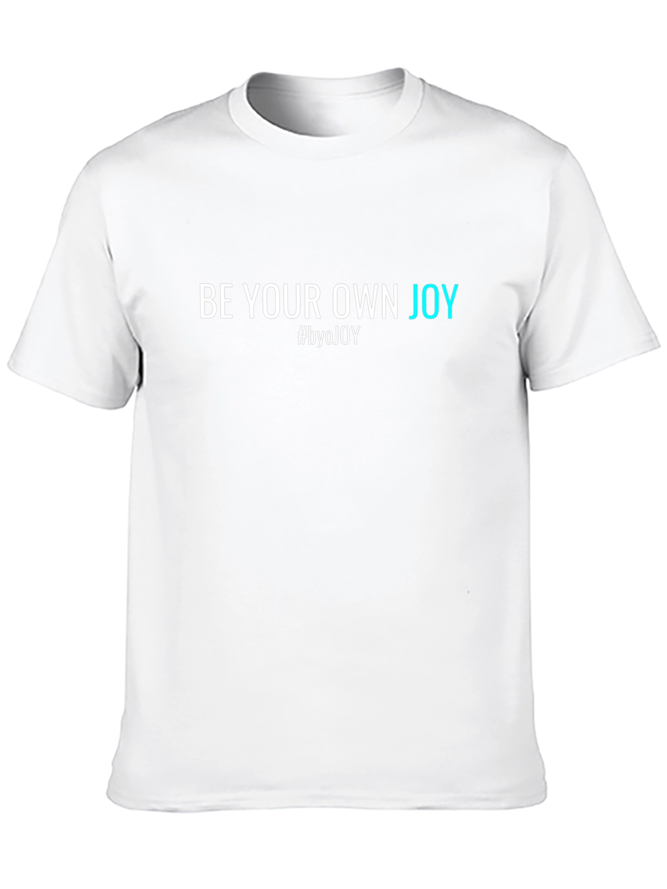 Black Be Your Own Joy T-Shirt - Black Cotton Tee view 10
