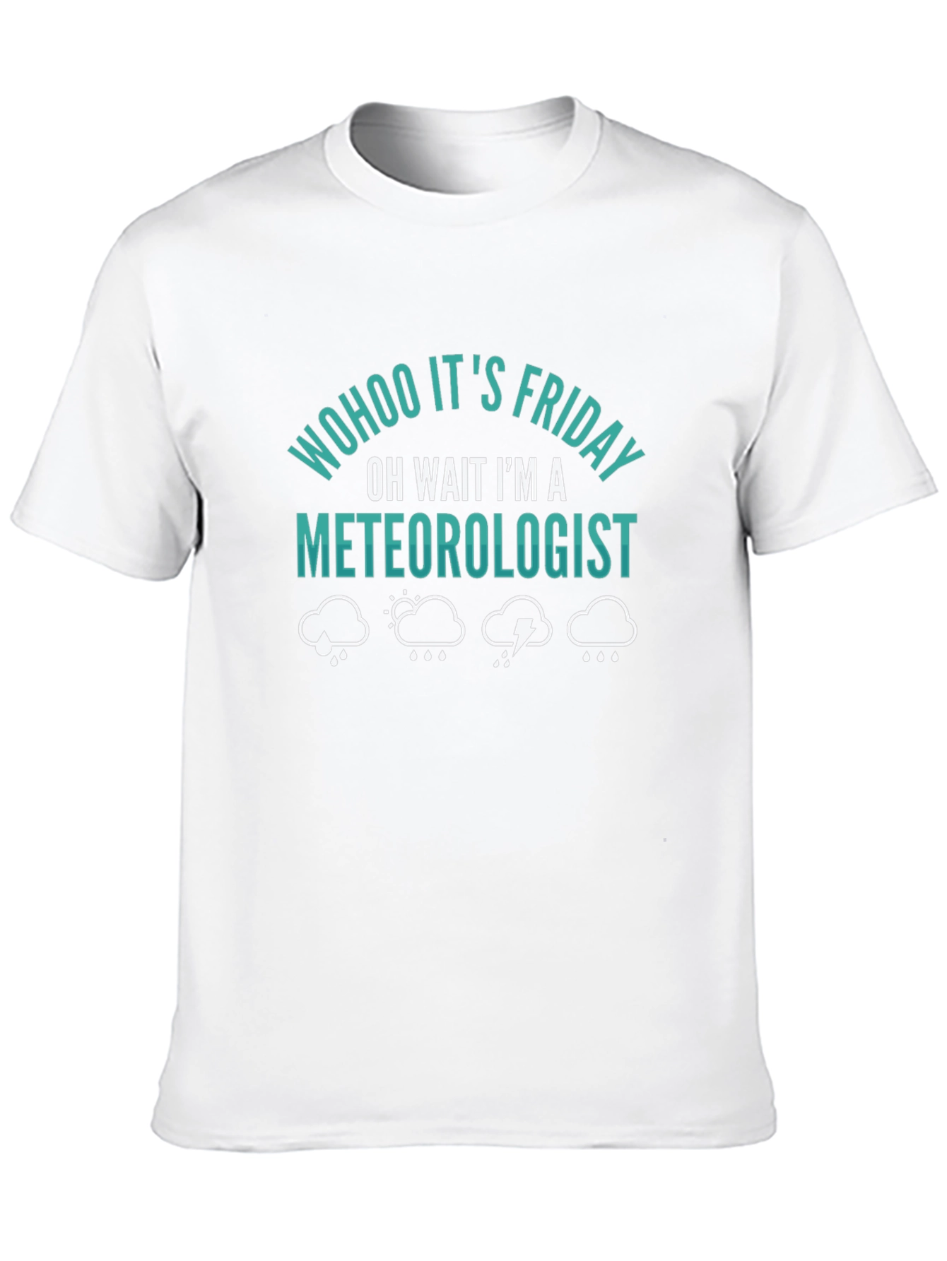 Black Meteorologist Friday T-Shirt view 10