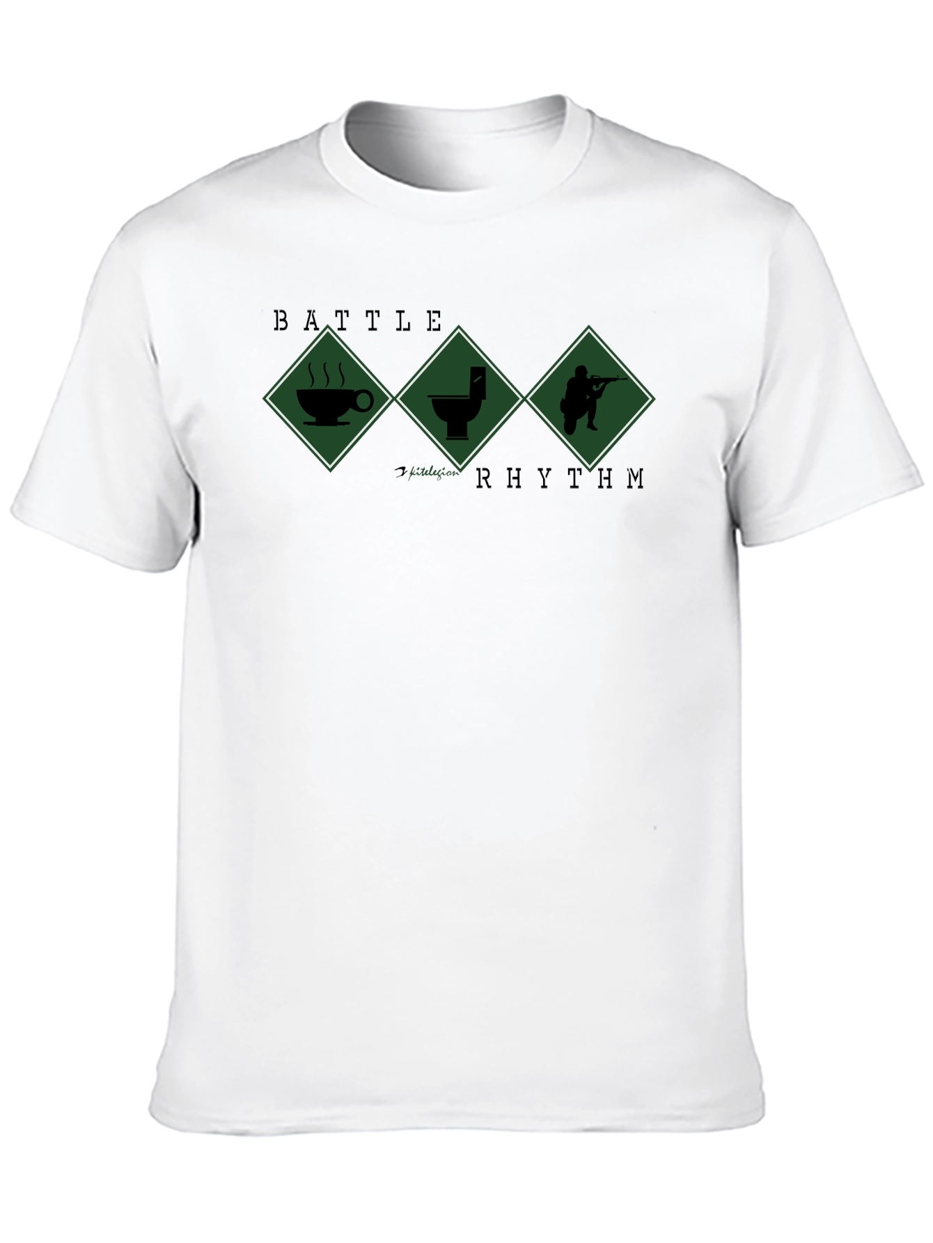 Black Battle Rhythm Graphic T-Shirt - Comfort & Style view 10
